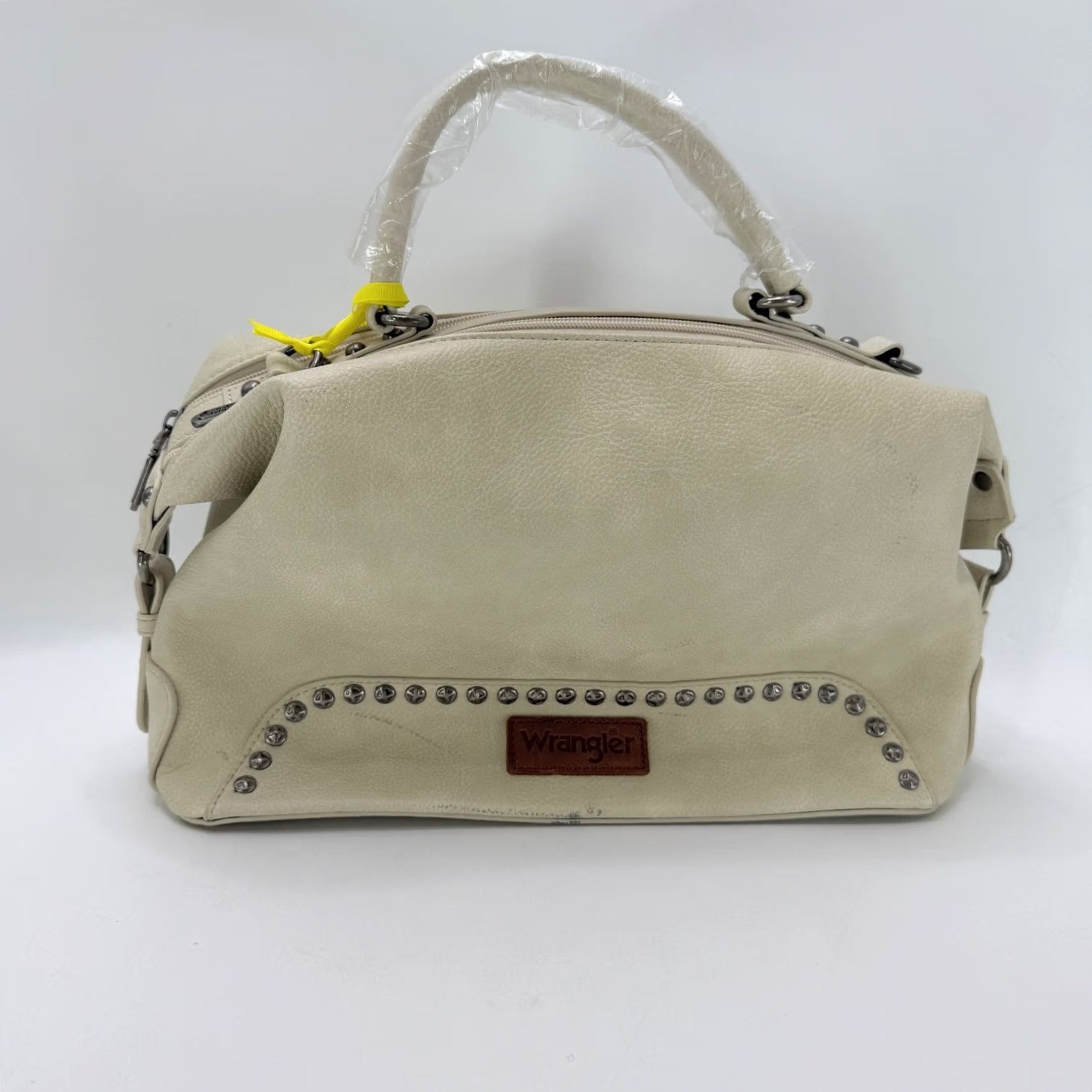 Wrangler VINTAGE Wrangler Satchel Bag Western Style Purse Studded Accents Western? Size ONE SIZE - 2 Thumbnail