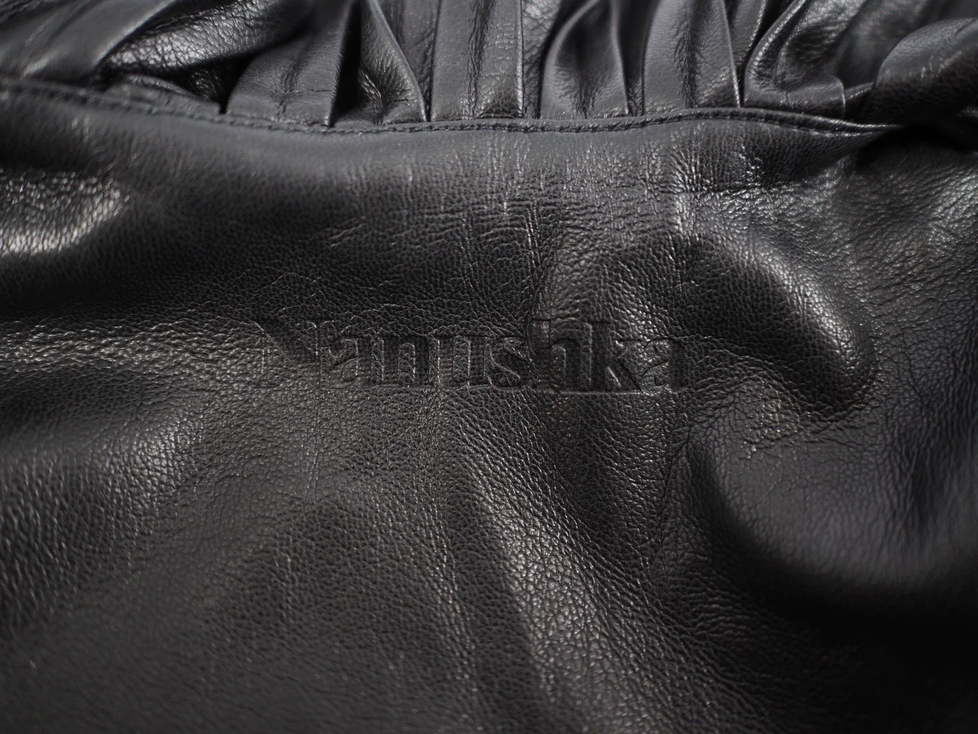Nanushka NANUSHKA Black Crinkled Lambskin Clutch Size ONE SIZE - 5 Thumbnail