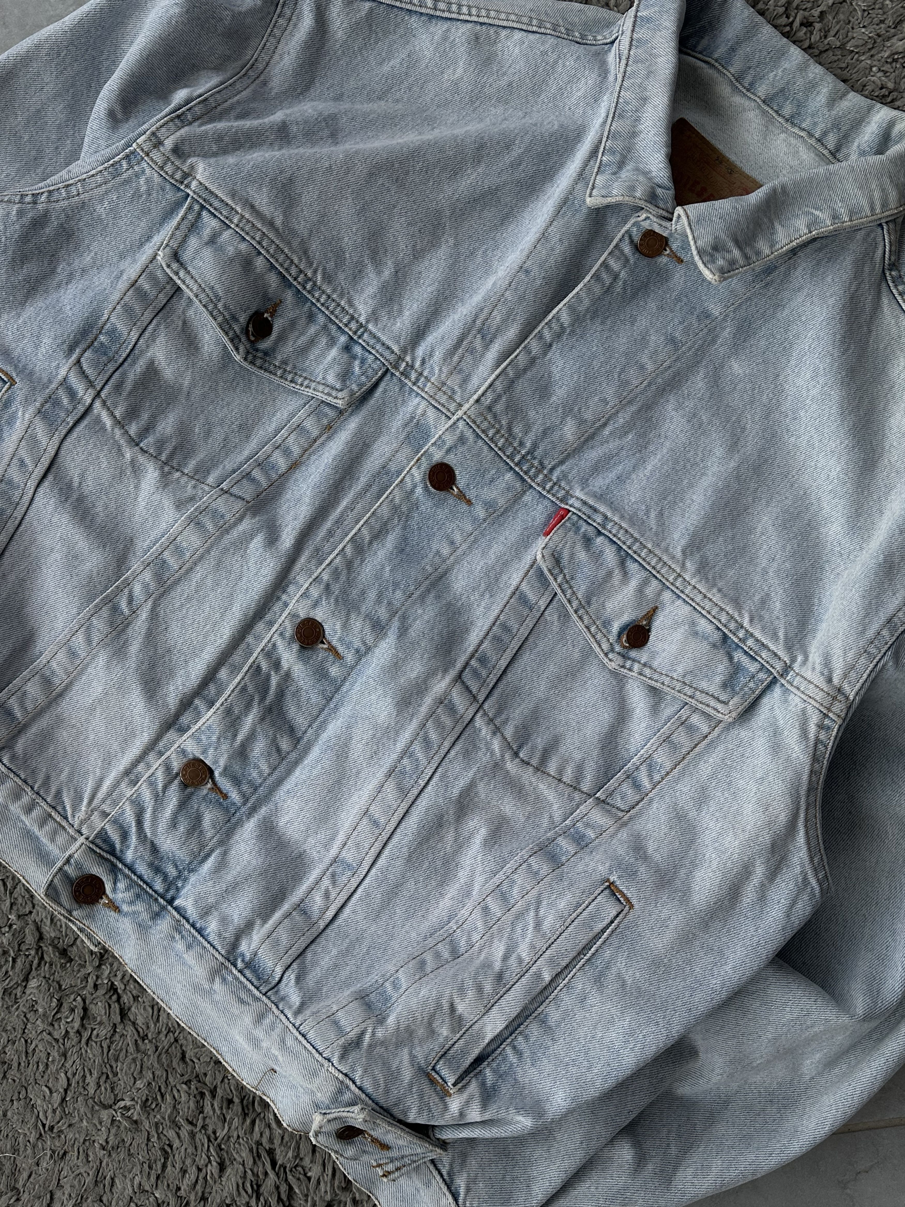 Diesel Vintage Denim Jeans Jacket Diesel 80's Levi's Style Size US XL / EU 56 / 4 - 3 Thumbnail