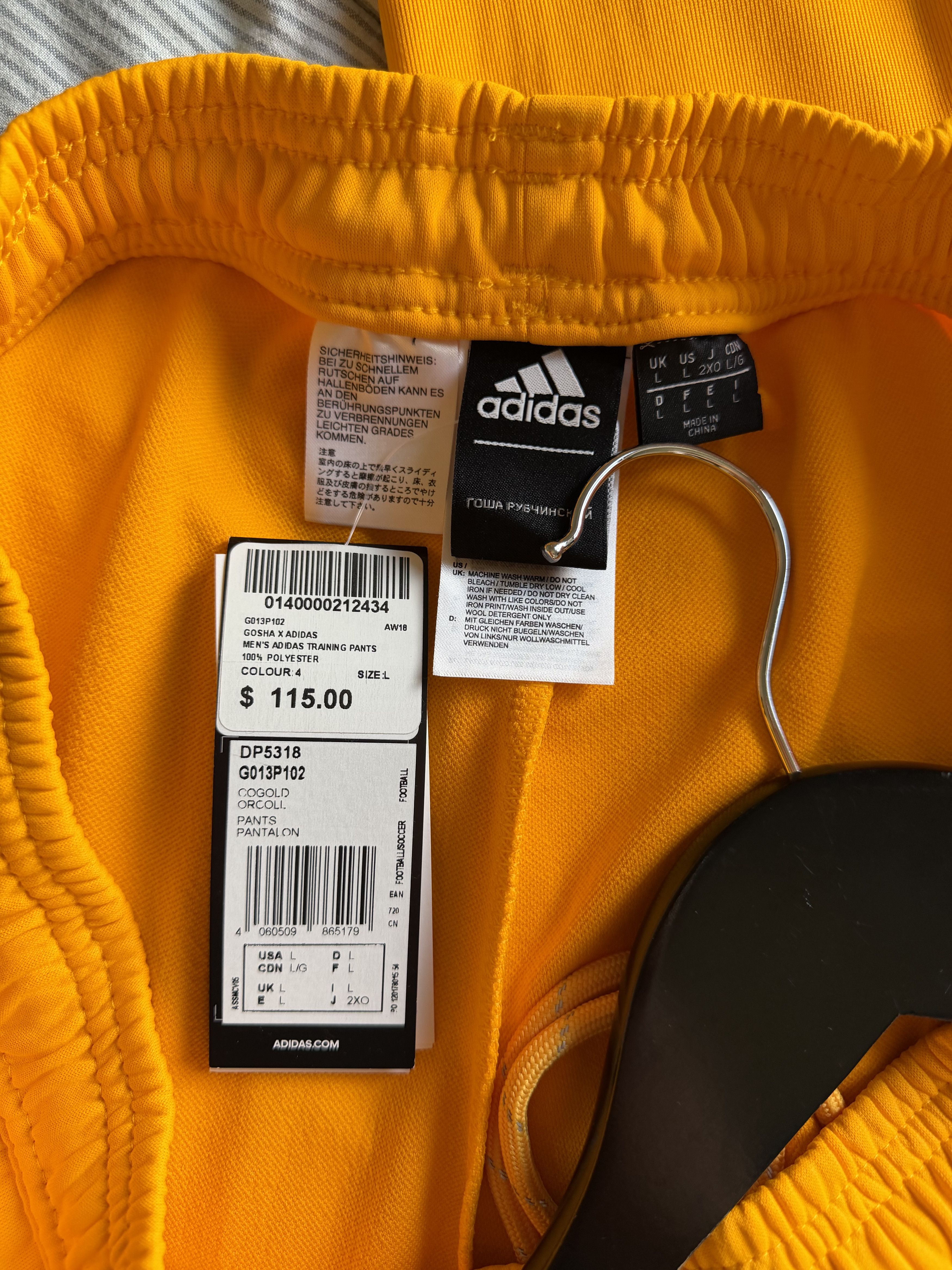 Adidas × Gosha Rubchinskiy Gosha Rubchinskiy Adidas Training Pants in Gold Size US 34 / EU 50 - 8 Thumbnail