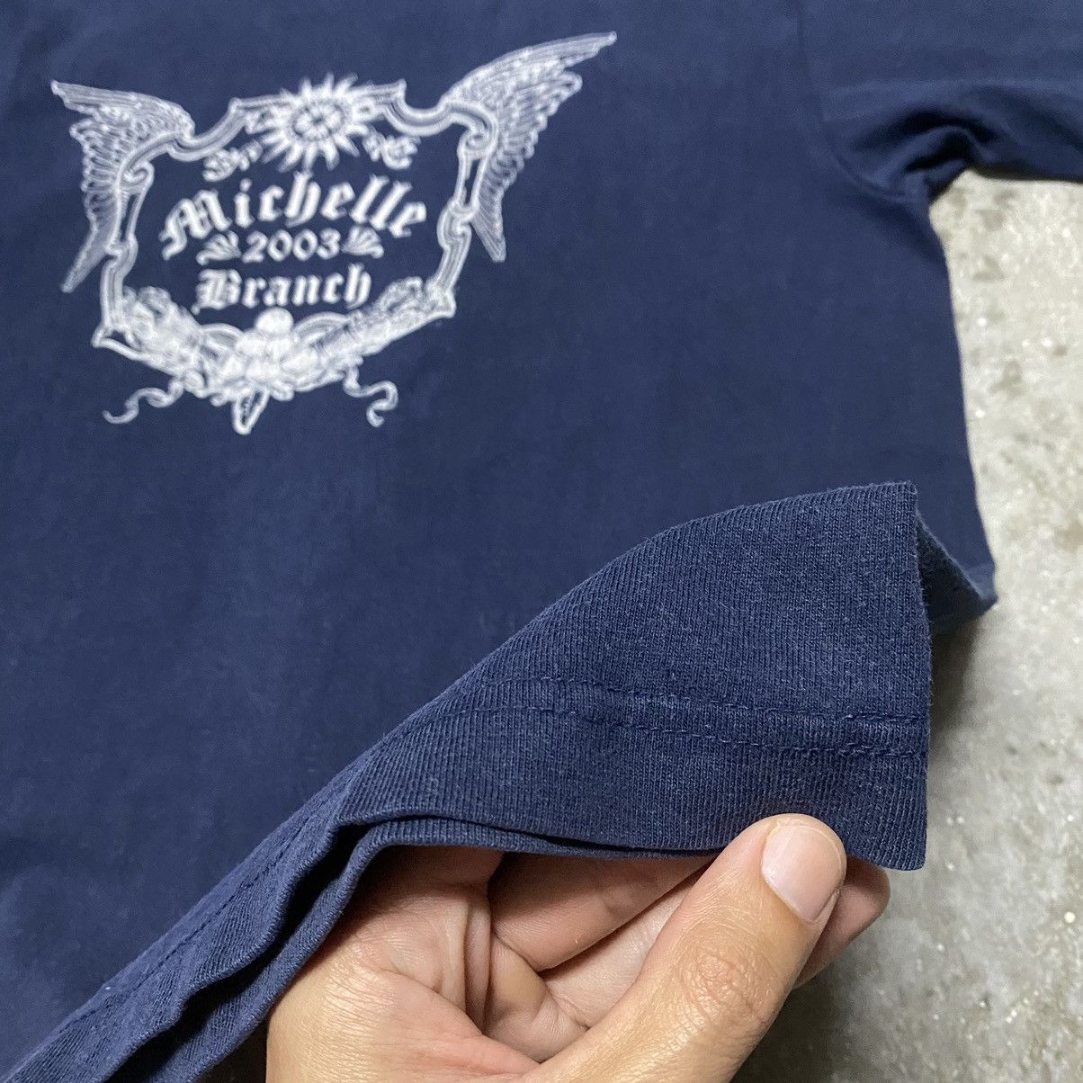 Band Tees × Vintage MICHELLE JACQUET BRANCH SOLO SINGER T SHIRT VINTAGE Y2K Size US S / EU 44-46 / 1 - 9 Thumbnail