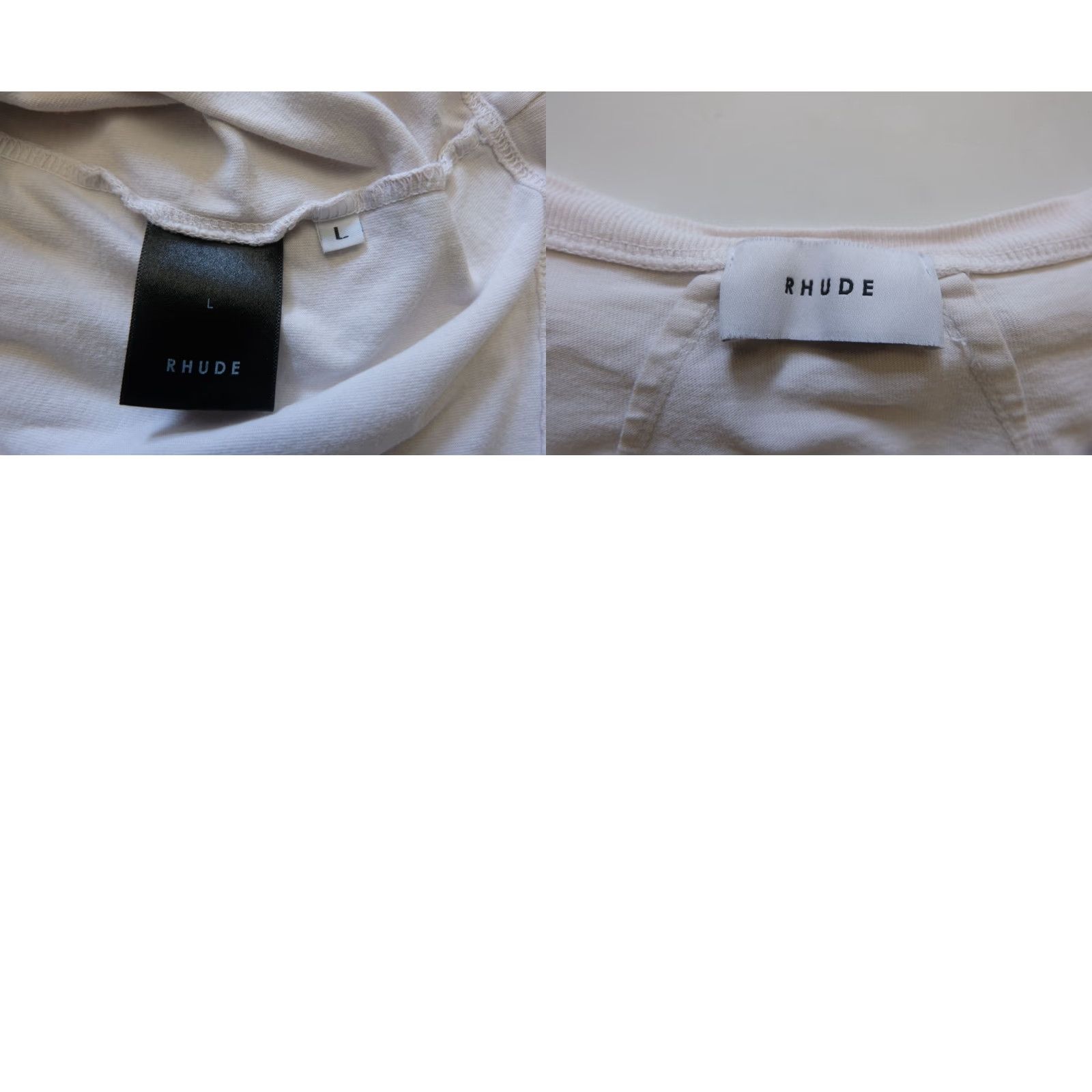 Rhude RHUDE SEVEN FALLS SNAKE CORE BEIGE WHITE DISTRESSED GRAPHIC T-Shirt MEN SZ L Size US L / EU 52-54 / 3 - 8 Thumbnail