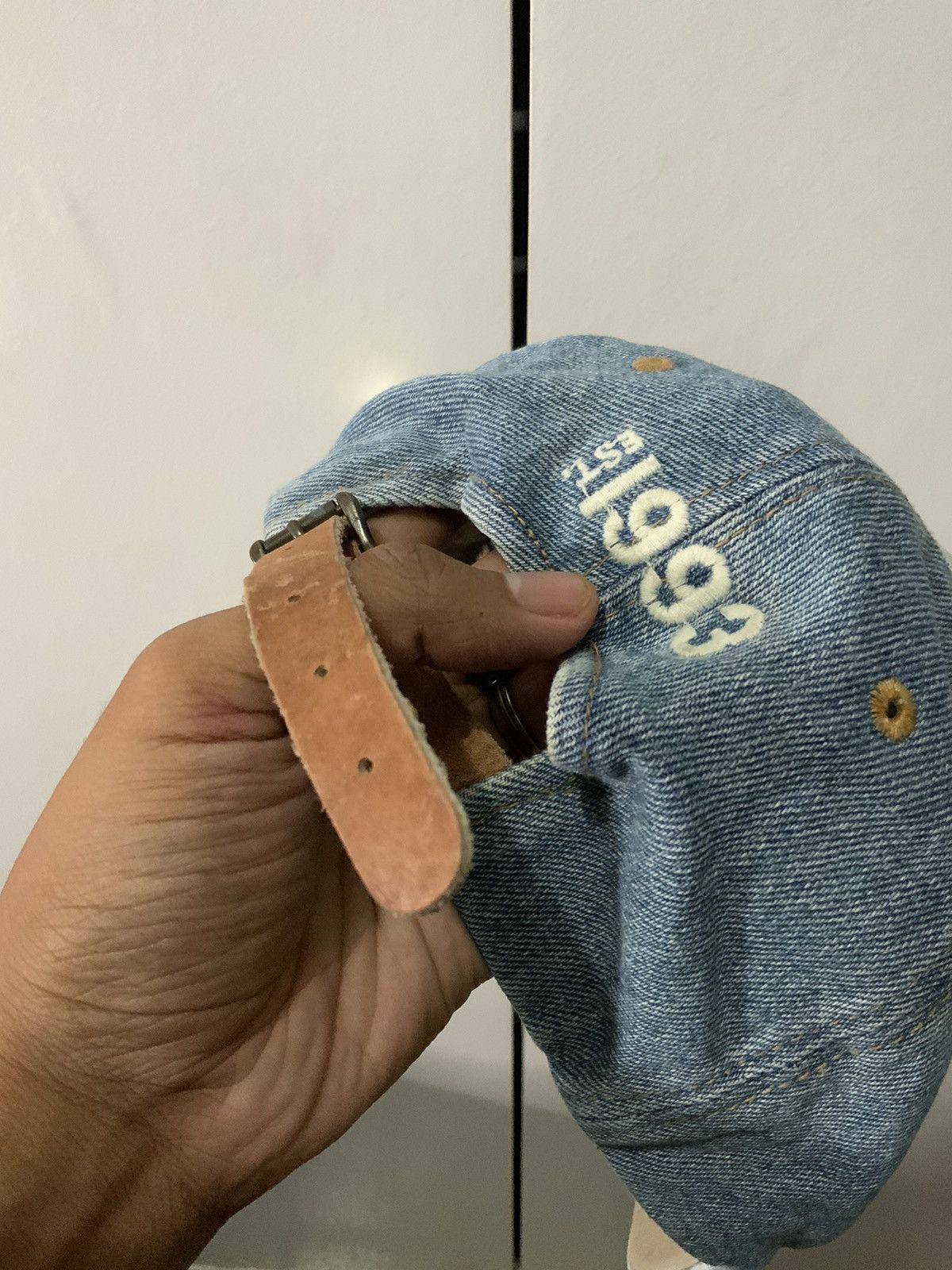 Hat Club Dosmoticusa Light Wash Denime Hat Size ONE SIZE - 12 Thumbnail