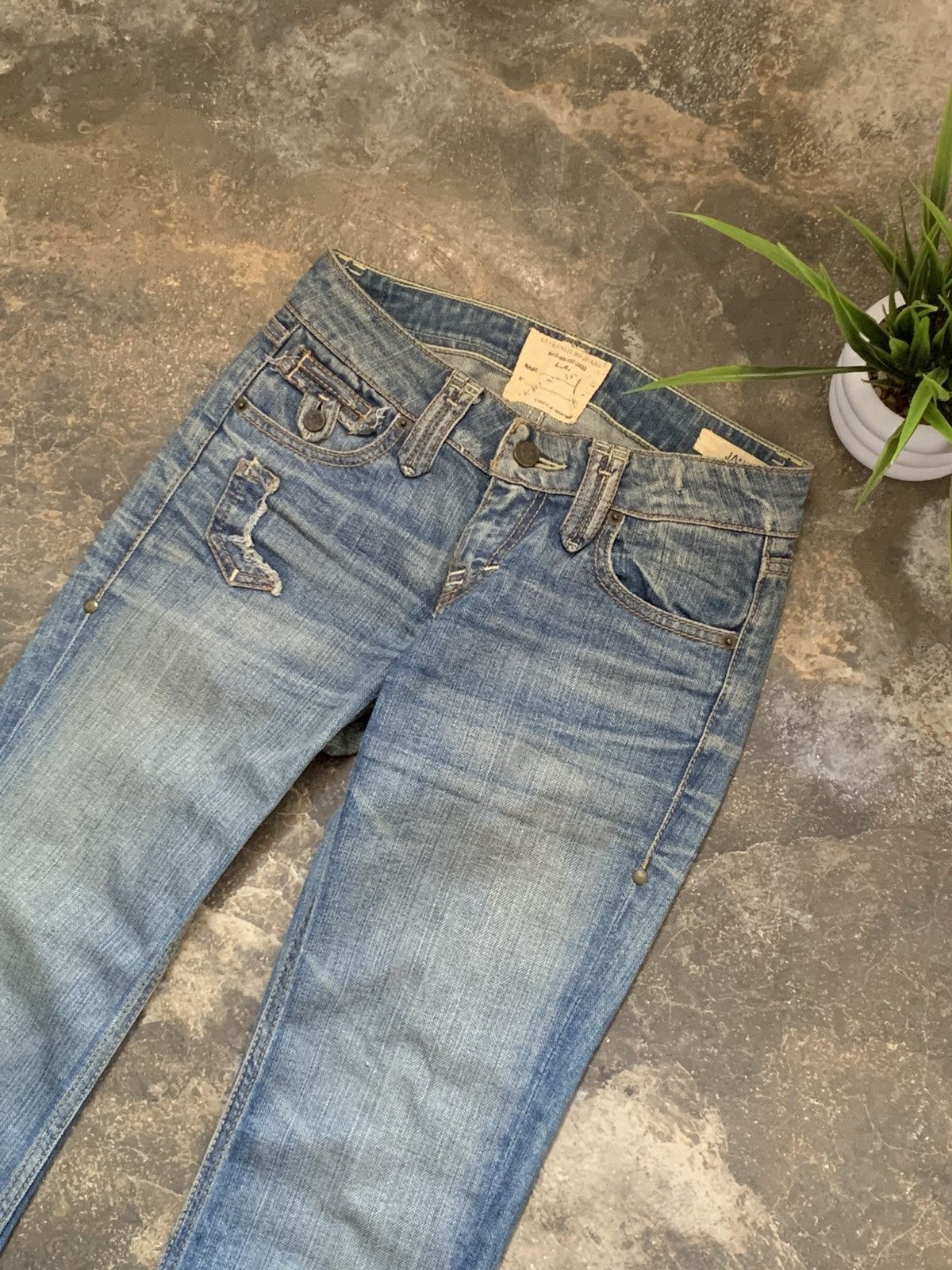 Jimmy Taverniti SICK🔥TAVERNITI SO BY JIMMY TAVERNITI MID FLARE JEANS Size 28" / US 6 / IT 42 - 2 Thumbnail