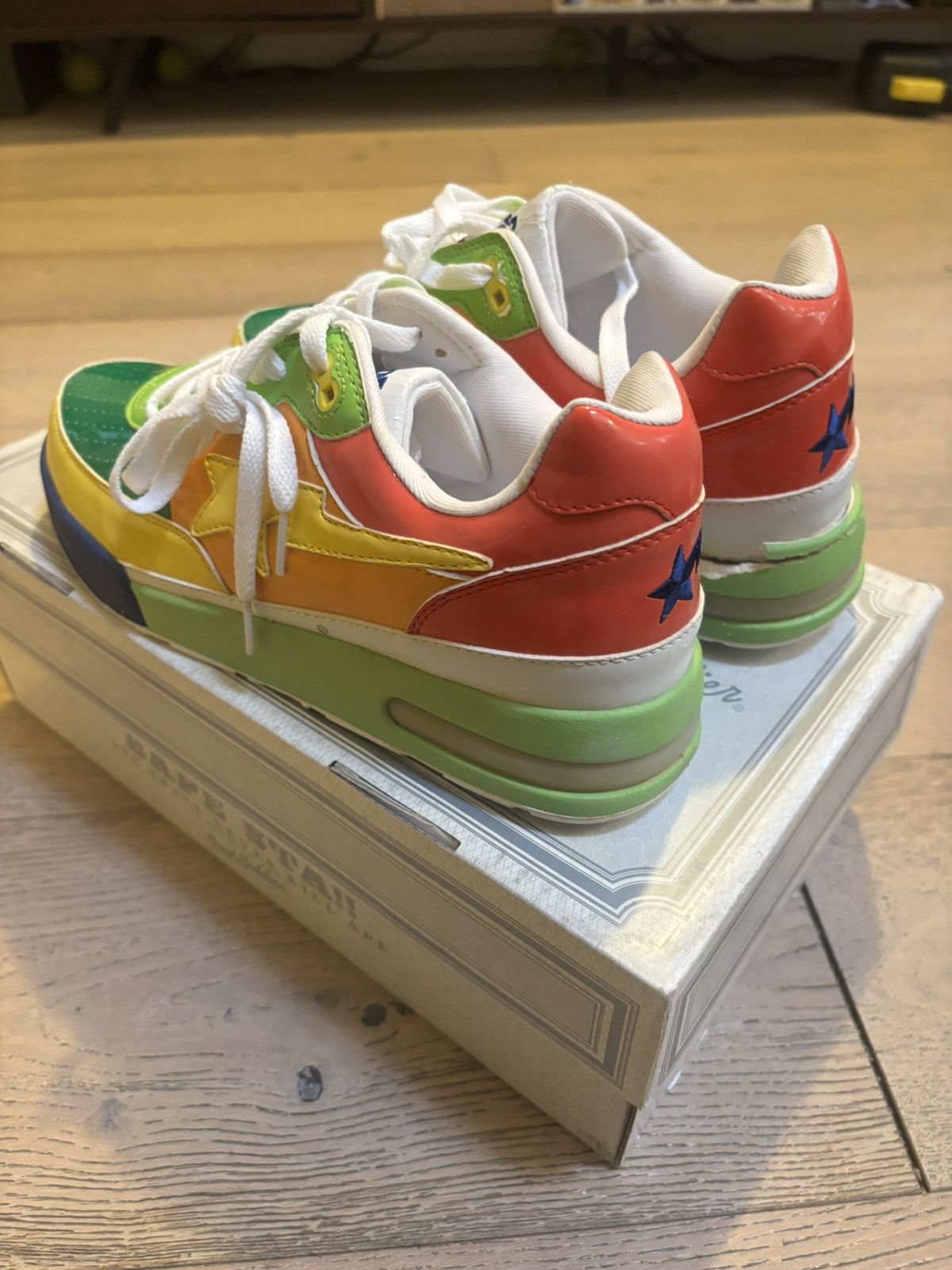 Bape Bape Roadsta 'Rainbow' (2006) Size US 9.5 / EU 42-43 - 7 Thumbnail