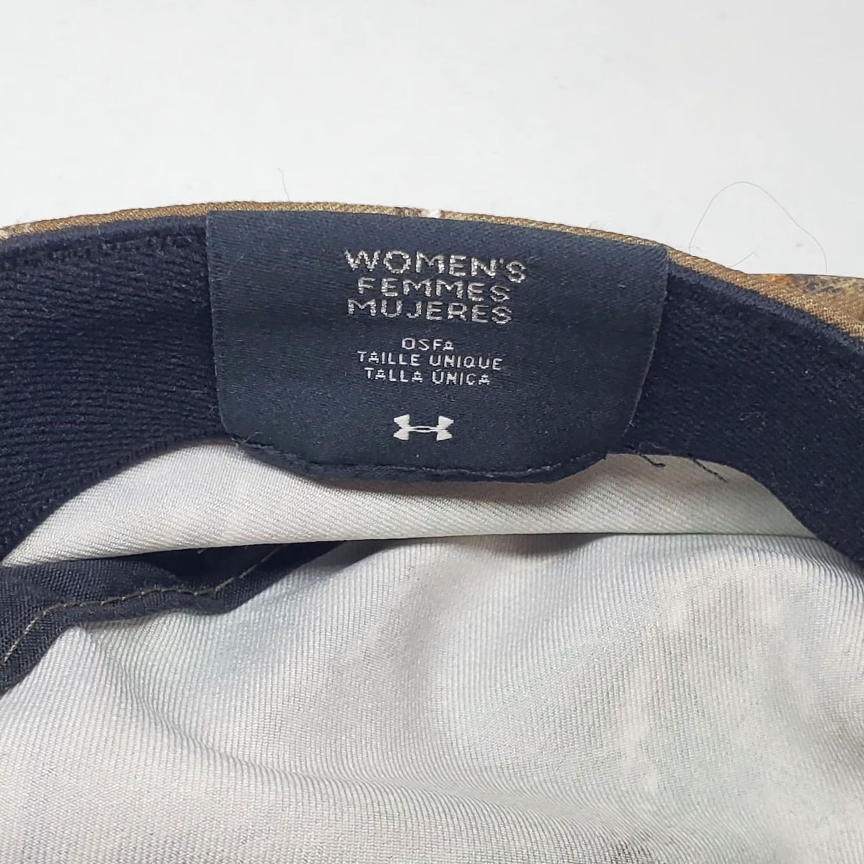 Under Armour Under Armour Realtree Camo Cadet Hat Cap Womens One Size Adjustable Buckle Embroidered Logo Military Cowgirl Hunting Cap Size ONE SIZE - 8 Thumbnail