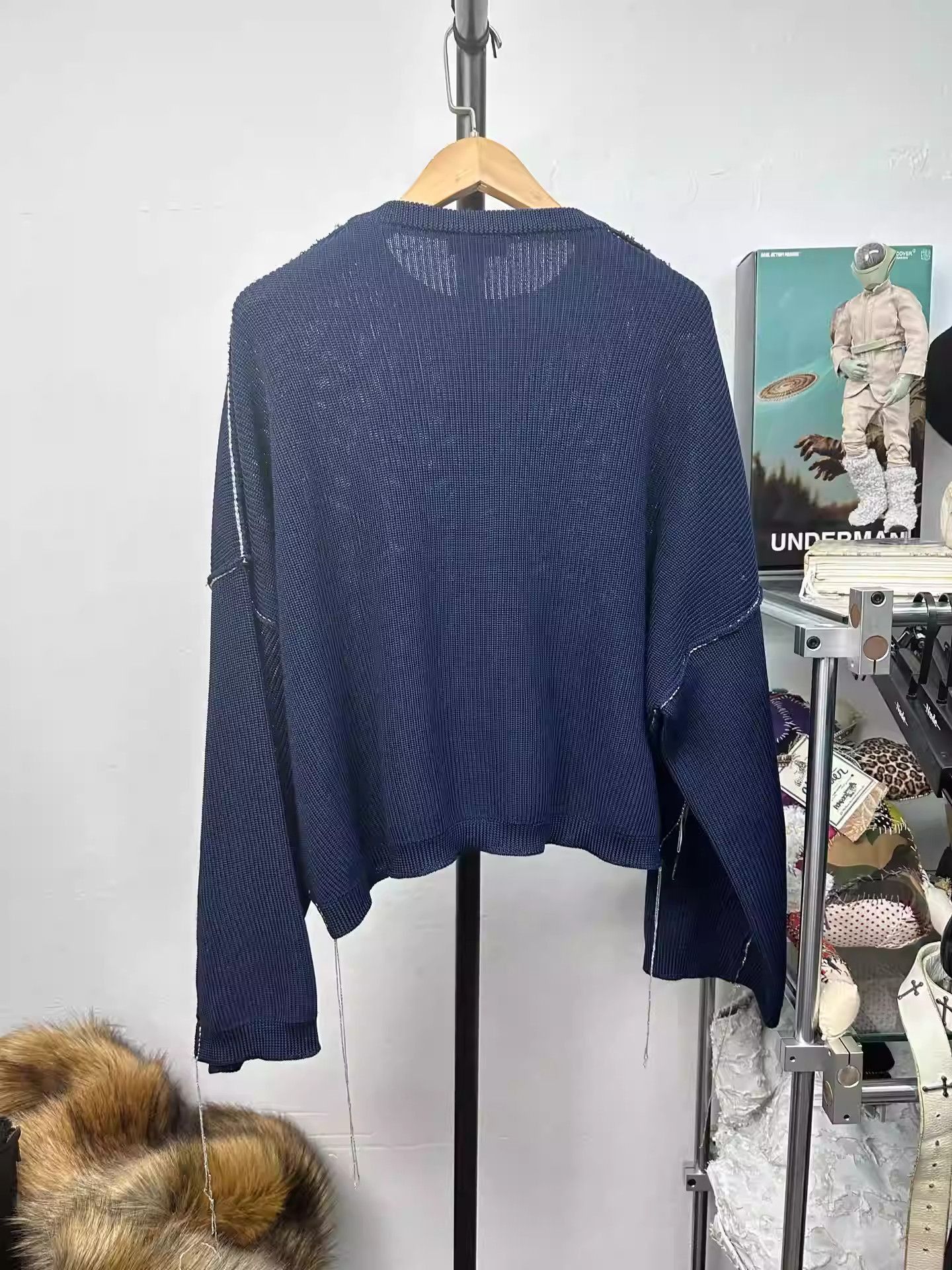 Raf Simons Raf simons 19ss short silhouette knit fringe sweater-2505 Size US M / EU 48-50 / 2 - 2 Thumbnail