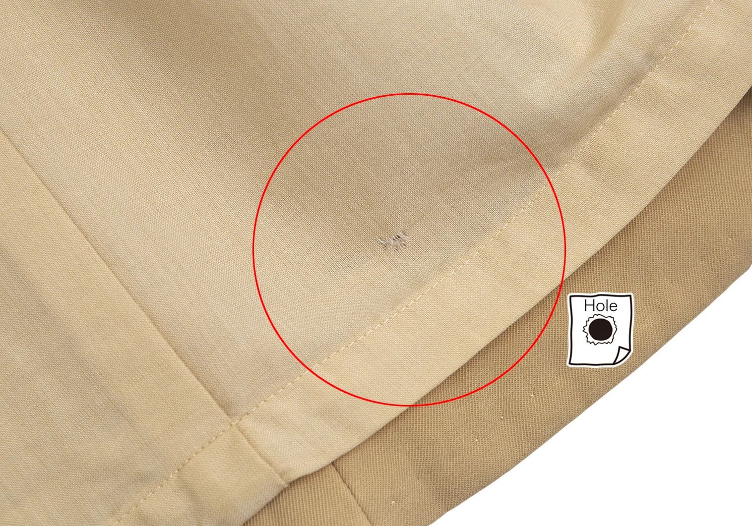 Yohji Yamamoto Yohji Yamamoto Beige No-Collar Wool Gabardine Jacket Size US M / EU 48-50 / 2 - 13 Thumbnail