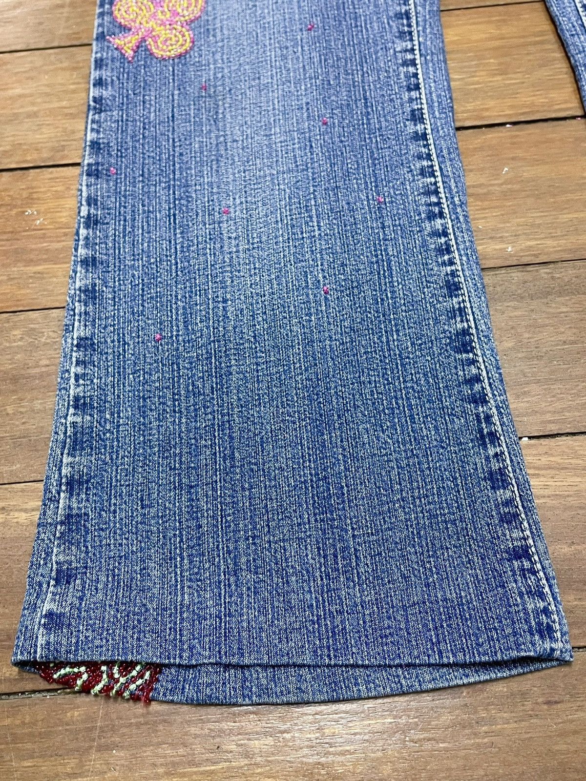 Versace Jeans Couture × Vintage Very Rare Vintage Versace Jeans Couture Flared Jeans 2000s Size US 29 - 5 Thumbnail