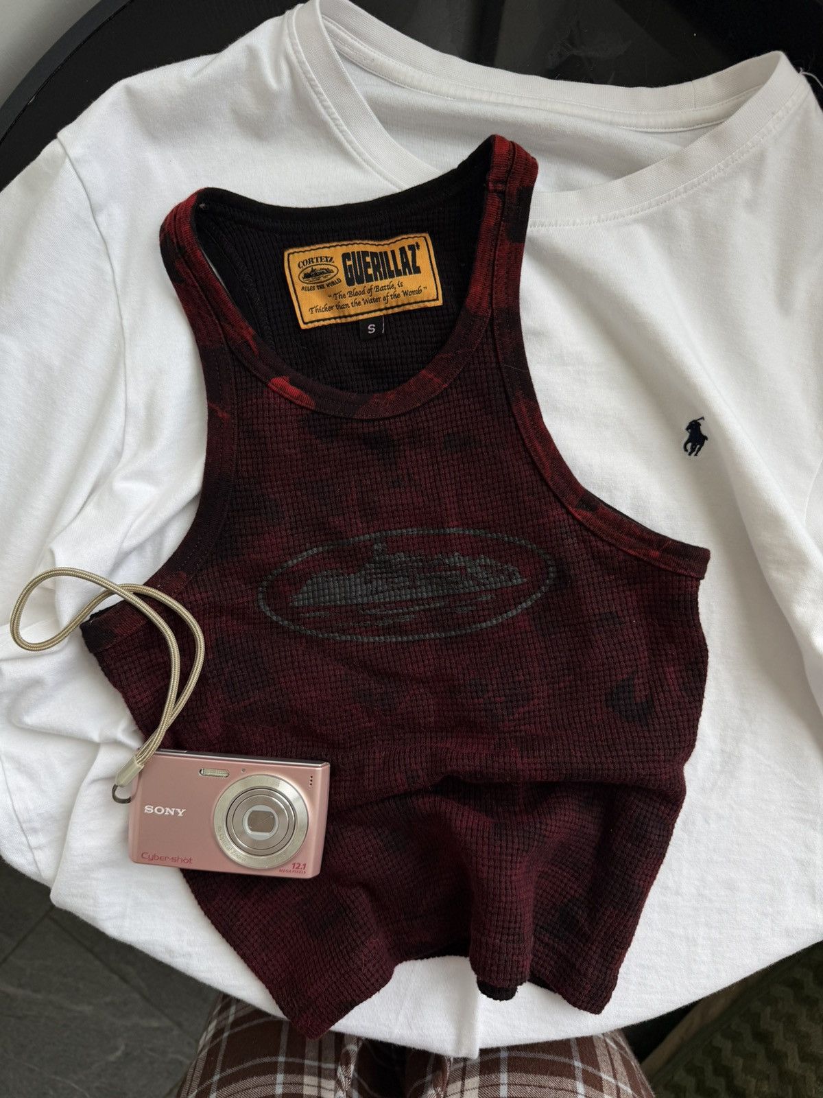 Corteiz Vintage Crop tank corteiz tee shirt small custom leaves Size S / US 4 / IT 40 - 6 Thumbnail