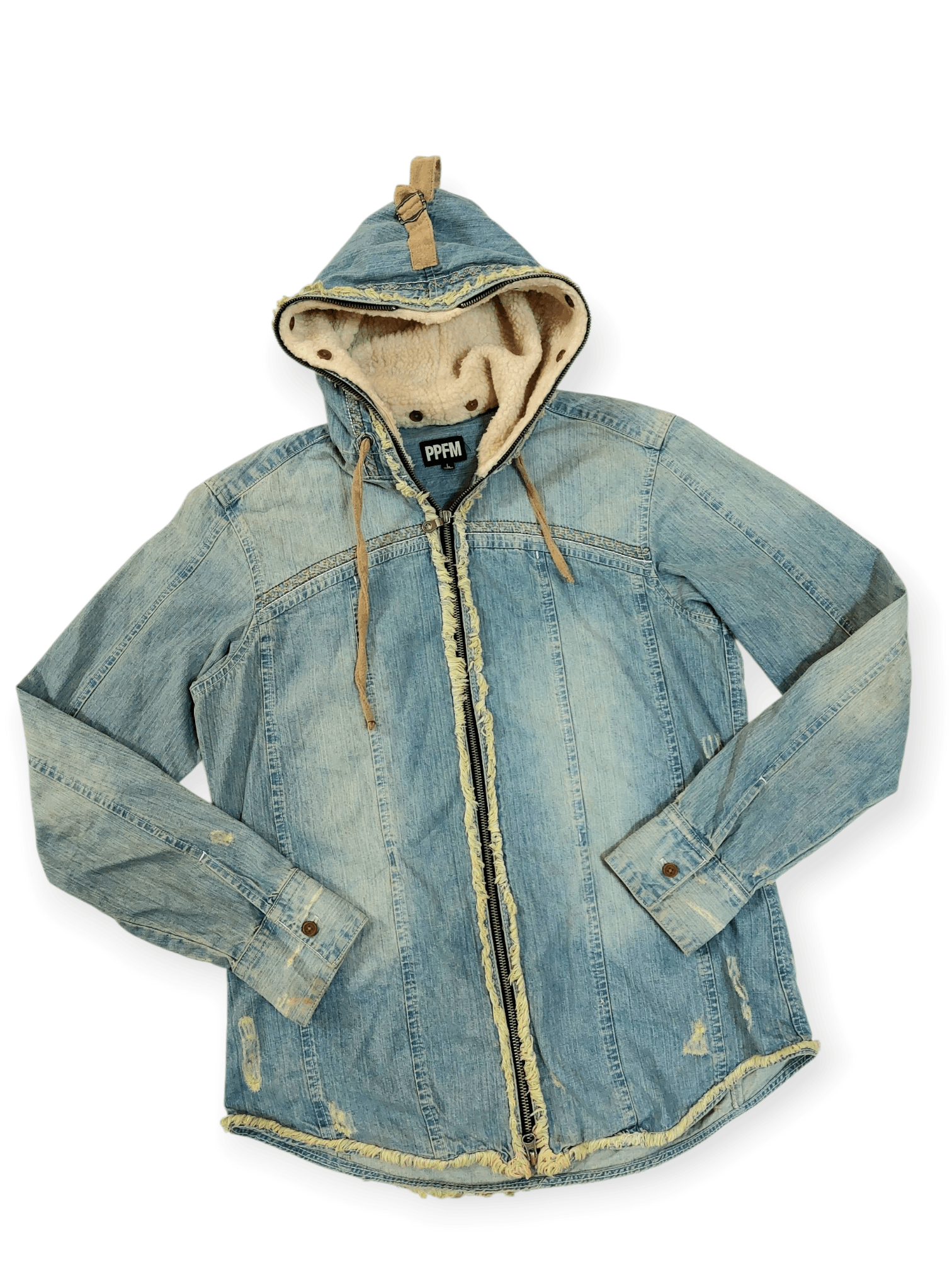 PPFM PPFM Vintage 90's Kapital Style Hoodies Size US L / EU 52-54 / 3 - 1 Thumbnail