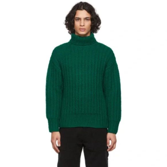AMI Ami Alexandre Mattiussi Wool Turtleneck thick Ami paris Size US M / EU 48-50 / 2 - 1 Thumbnail