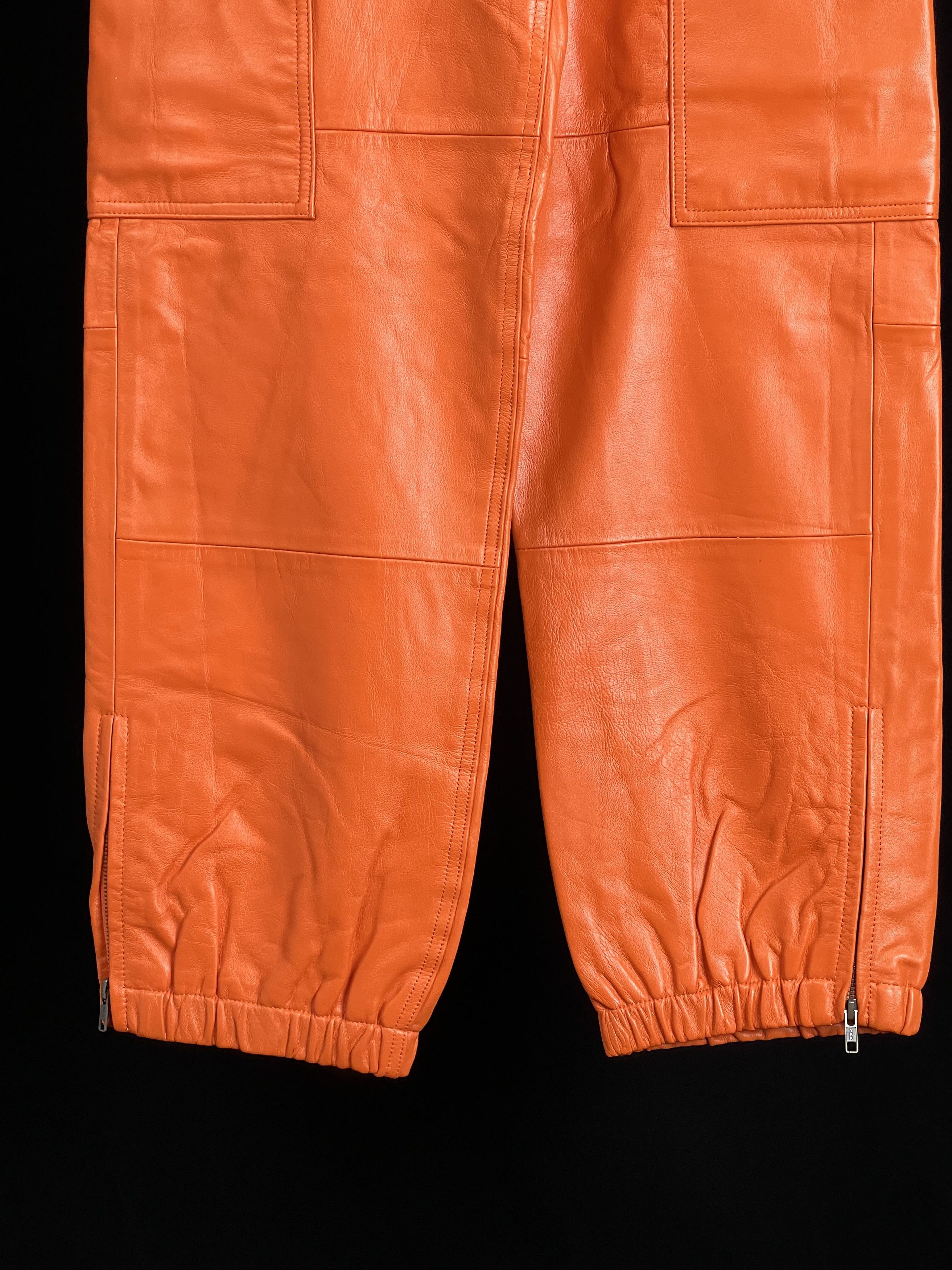 Supreme Brand New LEATHER CARGO PANT FW18 Size US 30 / EU 46 - 3 Thumbnail
