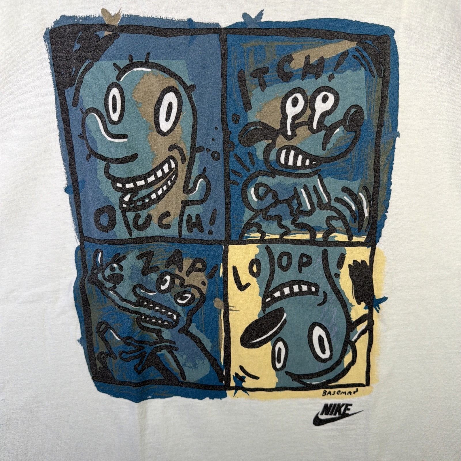 Nike ACG Vintage Nike ACG Shirt Mens Large White 90s Baseman Cartoon Size US L / EU 52-54 / 3 - 2 Thumbnail
