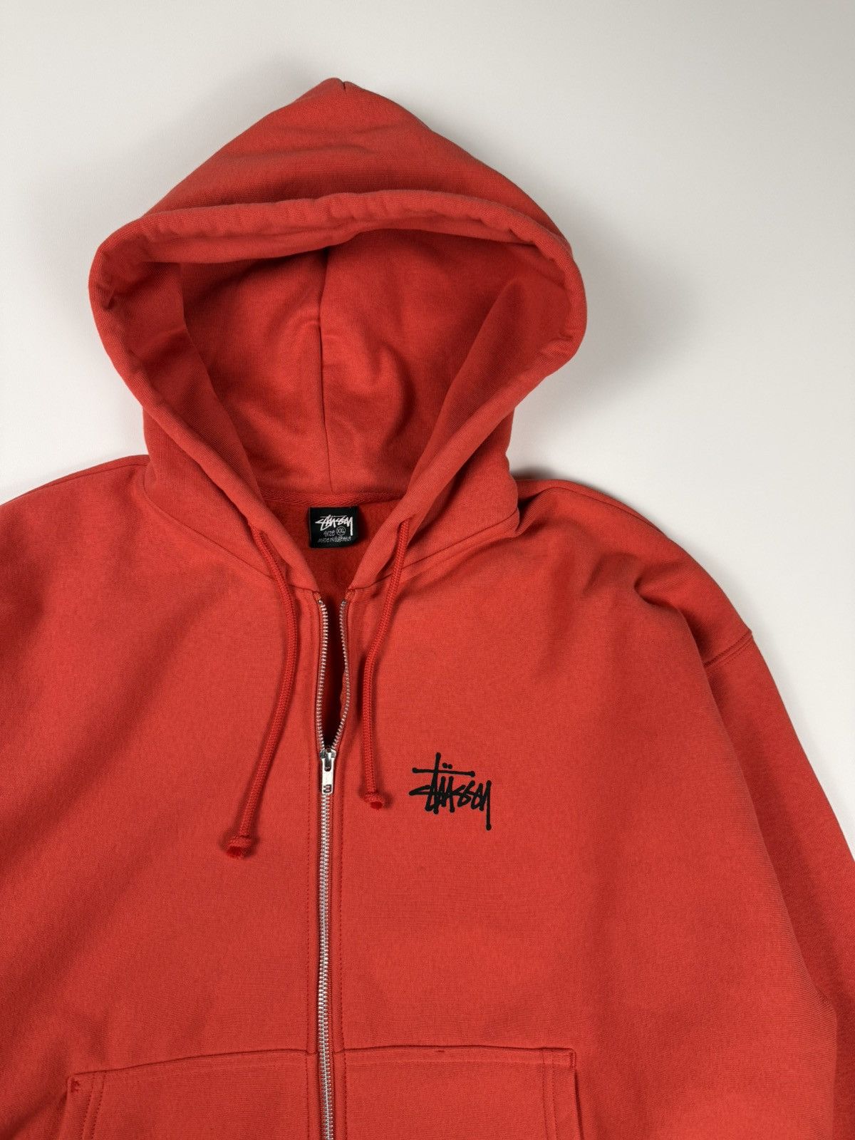 Stussy Stussy Script Zip Up Hoodie Size US XXL / EU 58 / 5 - 2 Thumbnail