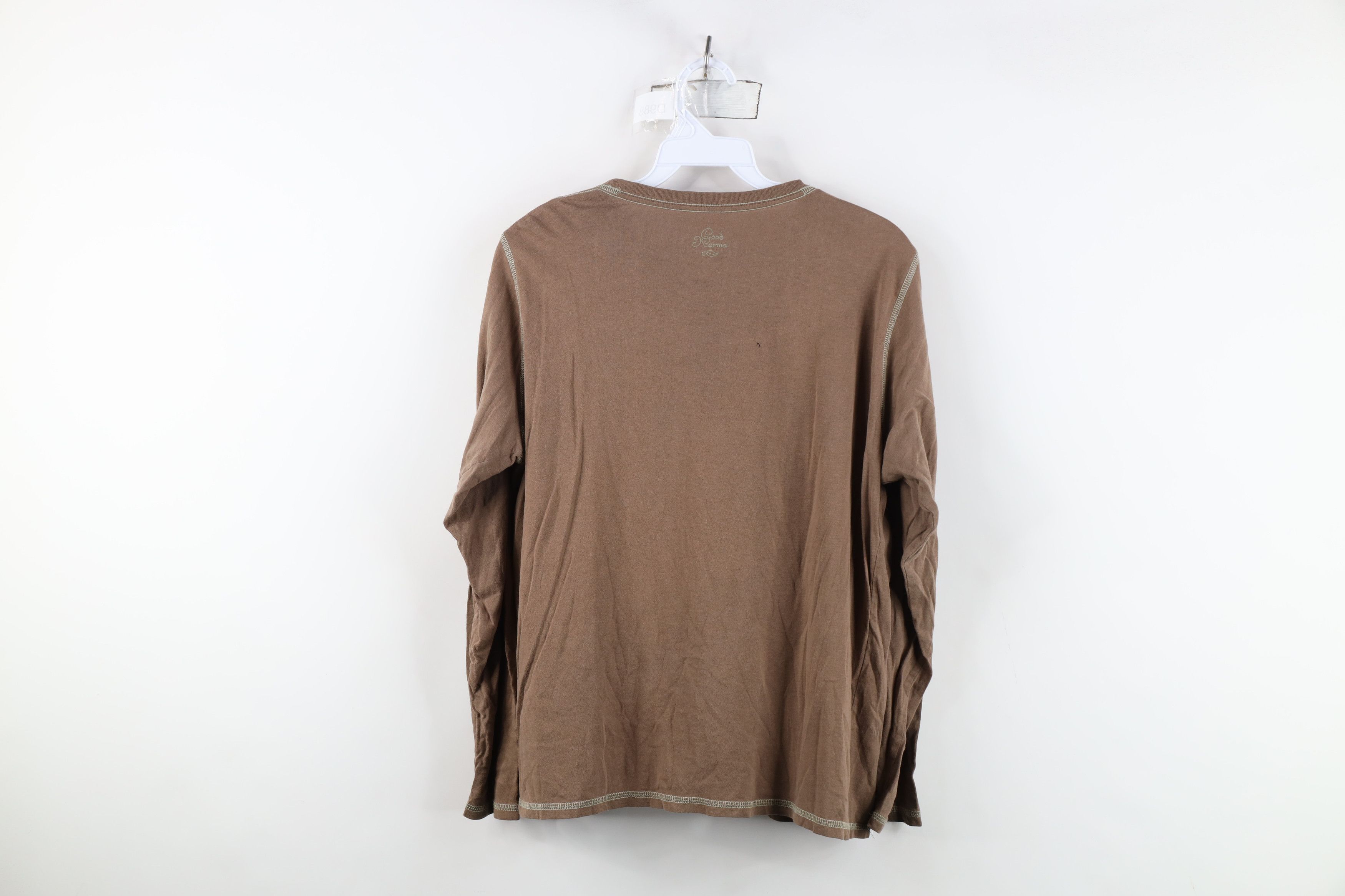 Life is Good Life Is Good Karma Cotton Nature Leaf Long Sleeve T-Shirt Size M / US 6-8 / IT 42-44 - 13 Thumbnail