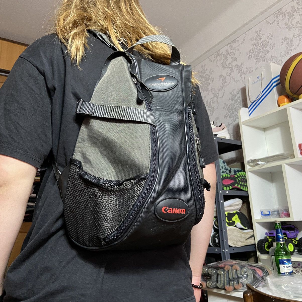 Canon × Mercedes-Benz × Vintage 📌 Vintage Canon Mercedes McLaren Outdoor Backpack Size ONE SIZE - 3 Thumbnail