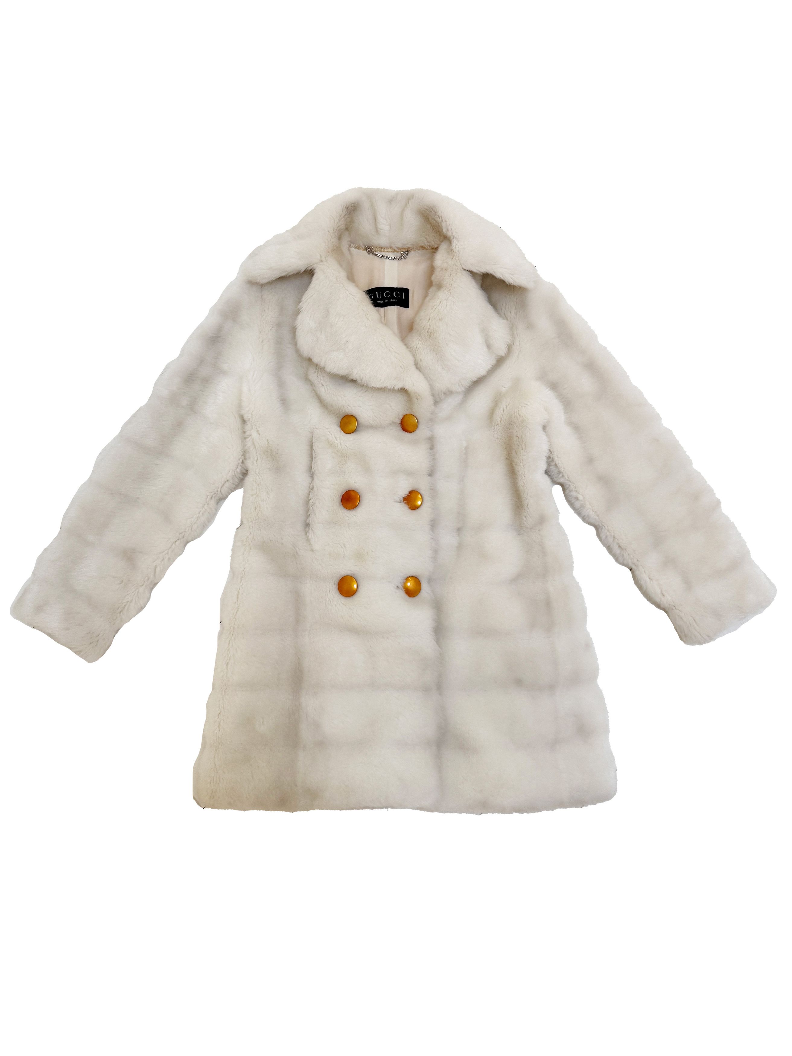 Gucci F/W 1995 runway faux fur coat Size XS / US 0-2 / IT 36-38 - 1 Thumbnail