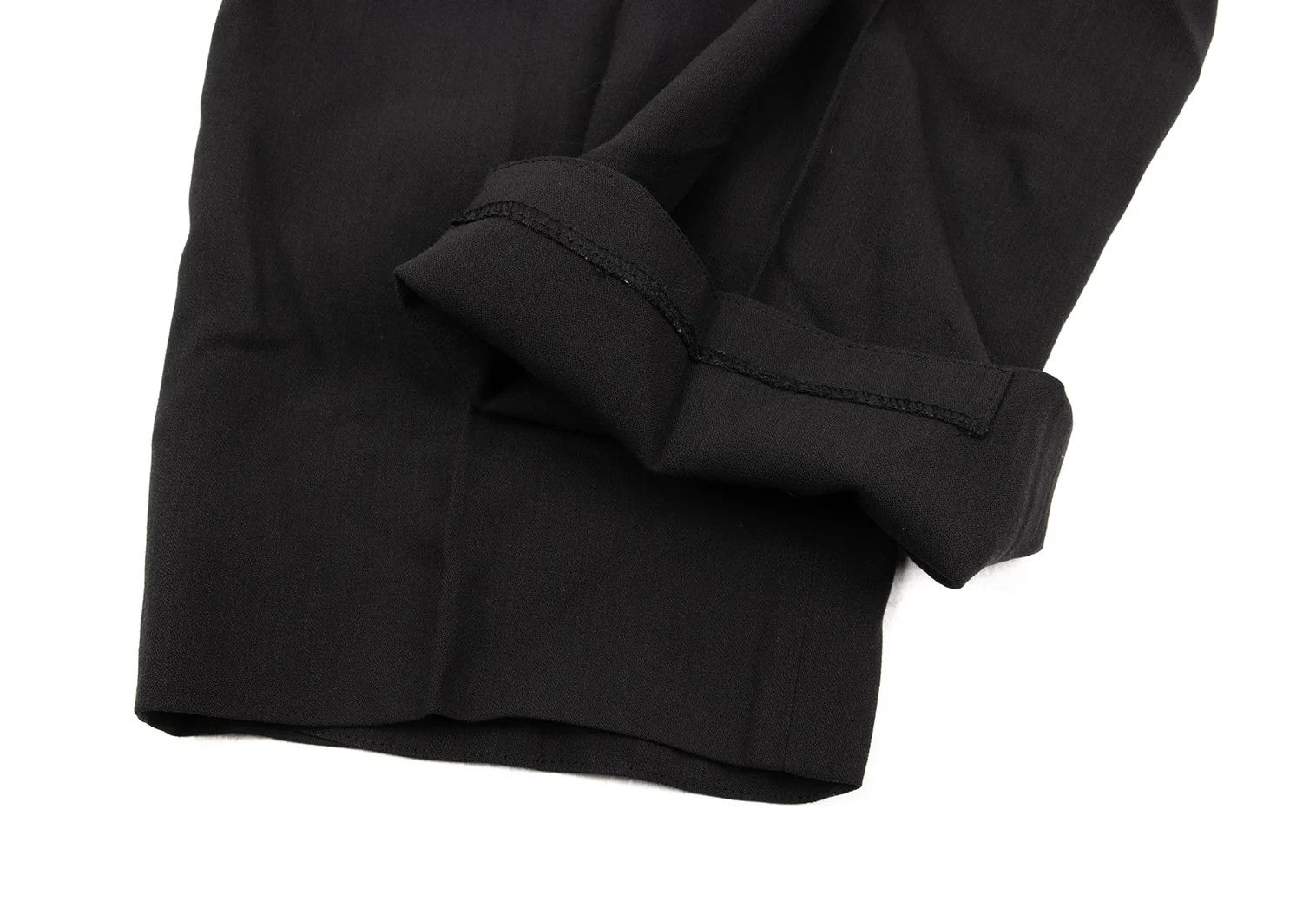 Emporio Armani Wool Center Press Pants in Black, Size 46 Size US 30 / EU 46 - 12 Thumbnail