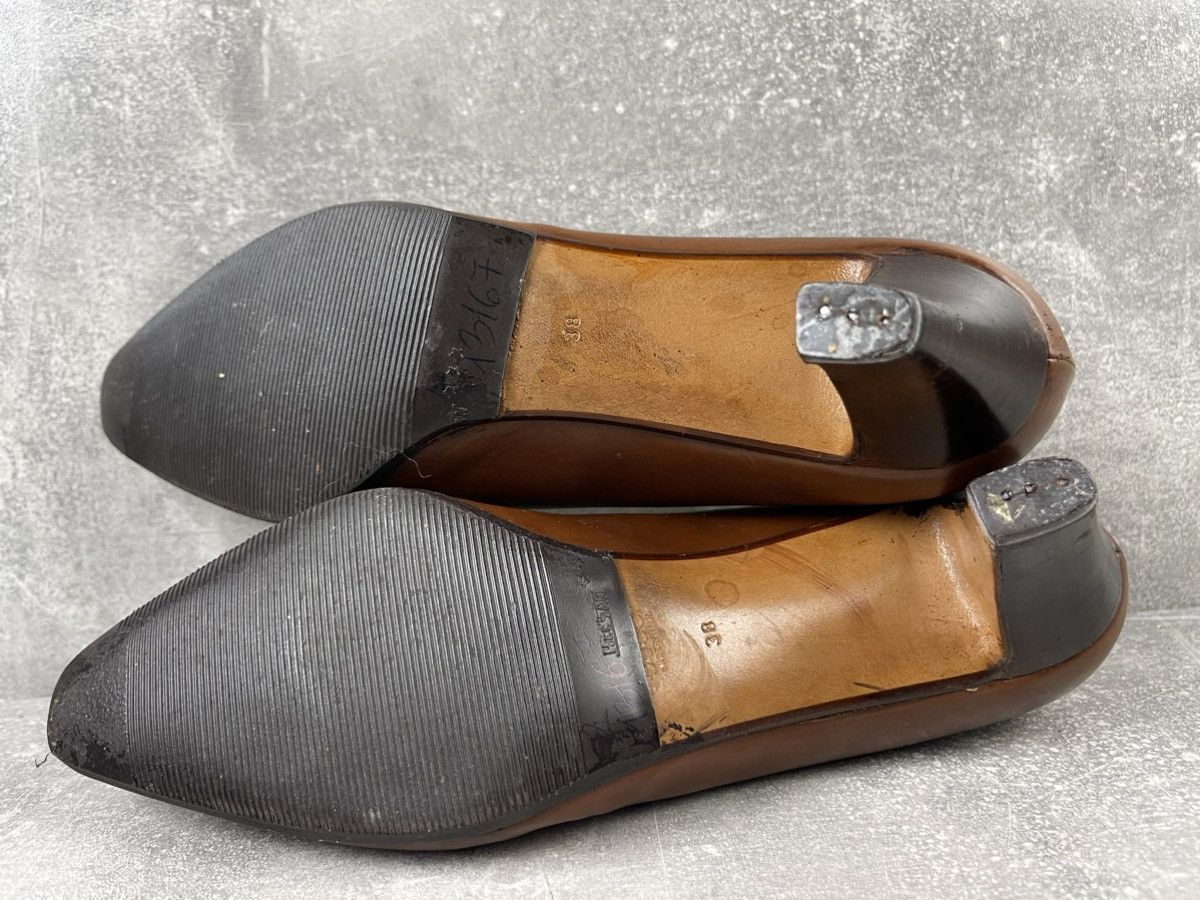 Gucci × Vintage Gucci Vintage Archives Leather Luxury Brown Heels Shoes Size US 8 / IT 38 - 7 Thumbnail