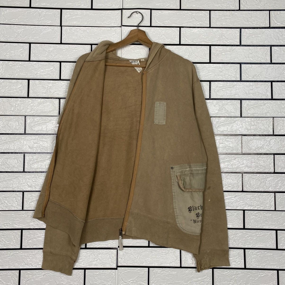 Avirex 📌Vintage Bomber Jacket Avirex Black Devils Brigade Bondage Size US M / EU 48-50 / 2 - 12 Thumbnail