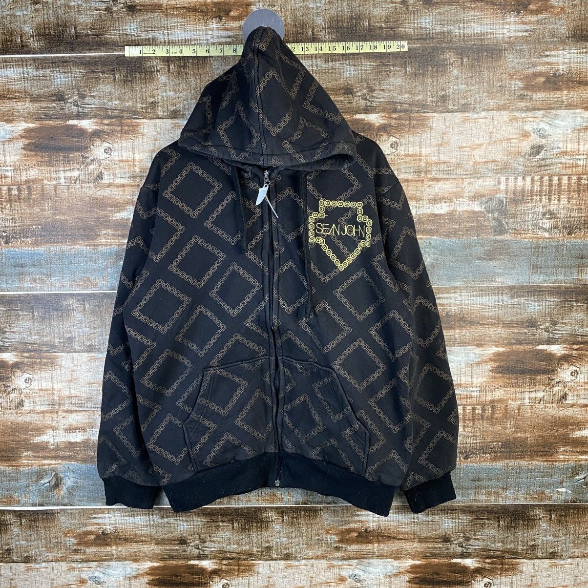 Sean John DL Sean John Black Hoodie sweater rap #C1143 Size US L / EU 52-54 / 3 - 1 Thumbnail