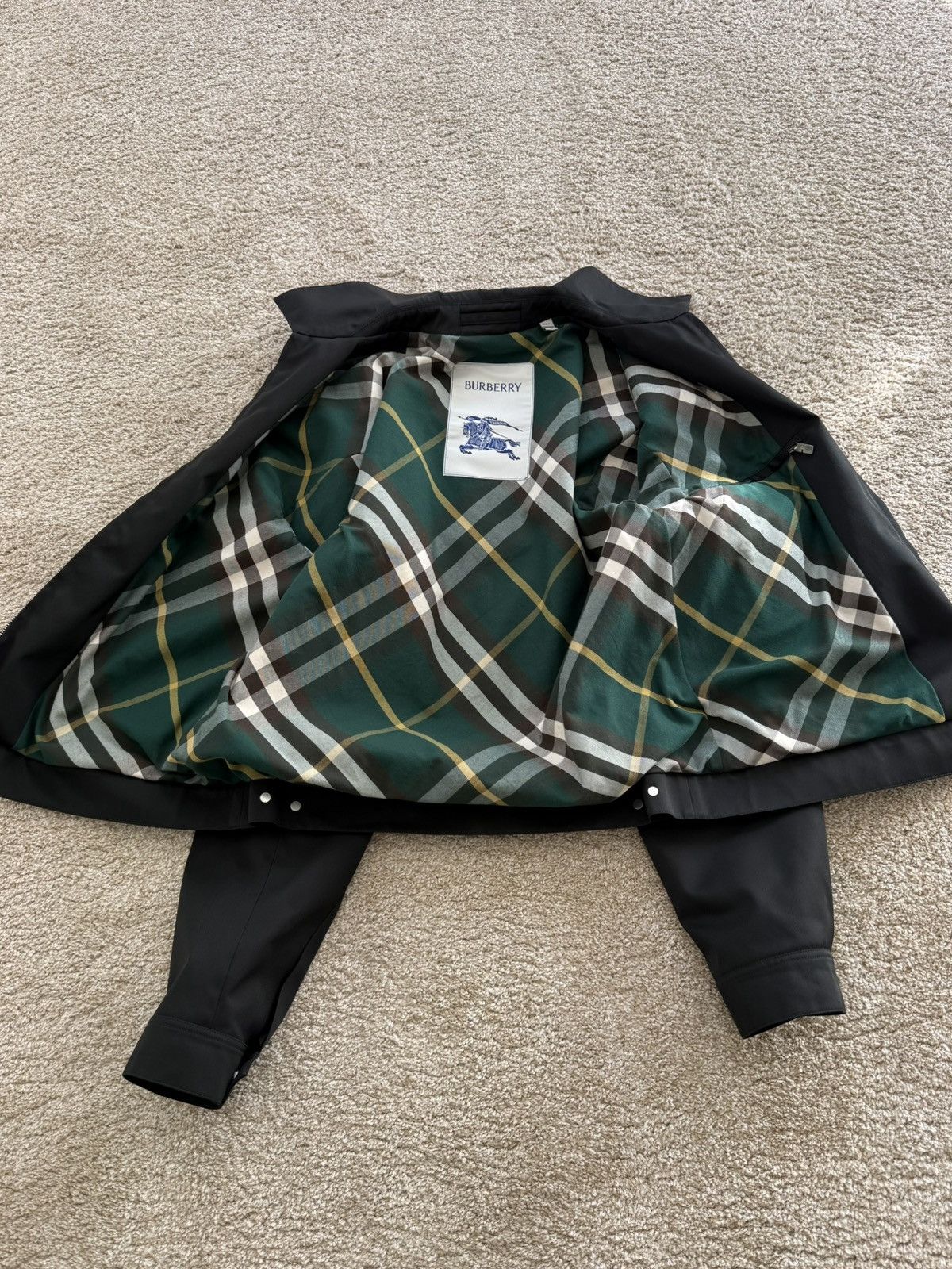 Burberry Check Lined Zip Up Jacket Size US M / EU 48-50 / 2 - 7 Thumbnail