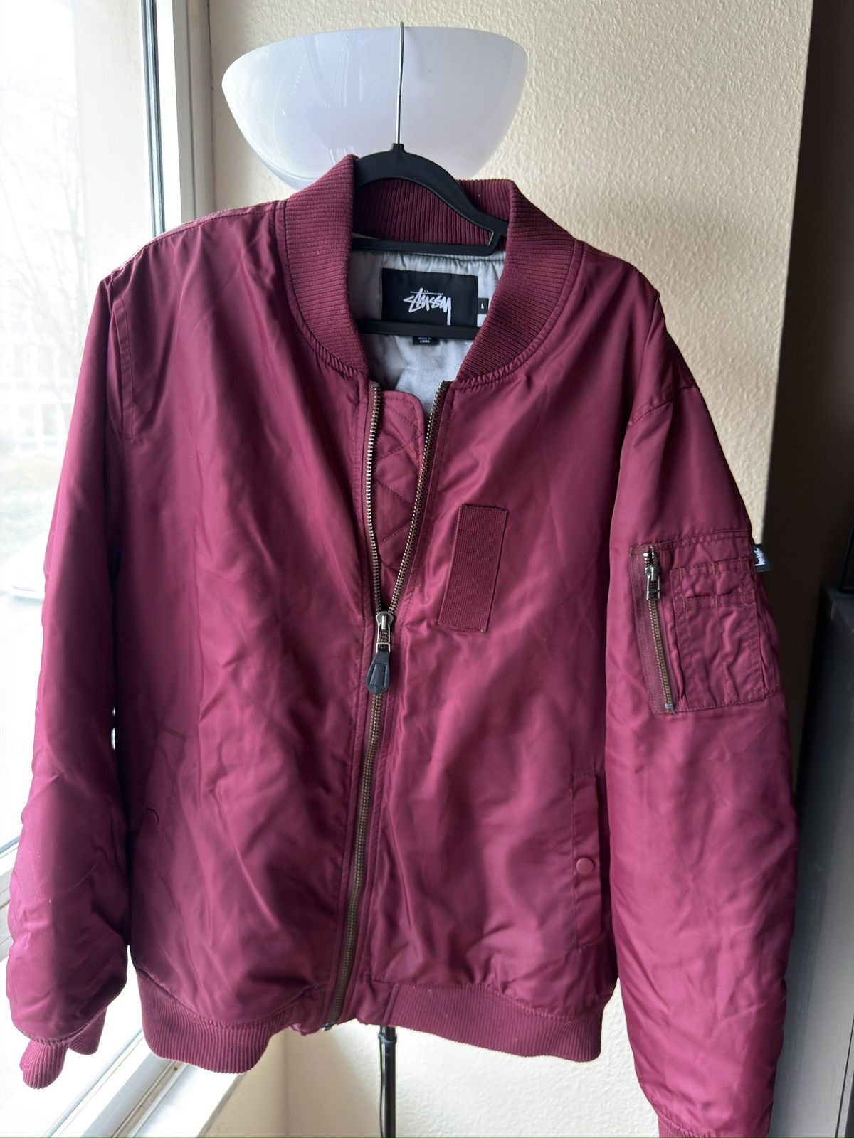 Stussy Stussy violet big logo bomber FAST SHIP Size US L / EU 52-54 / 3 - 4 Thumbnail