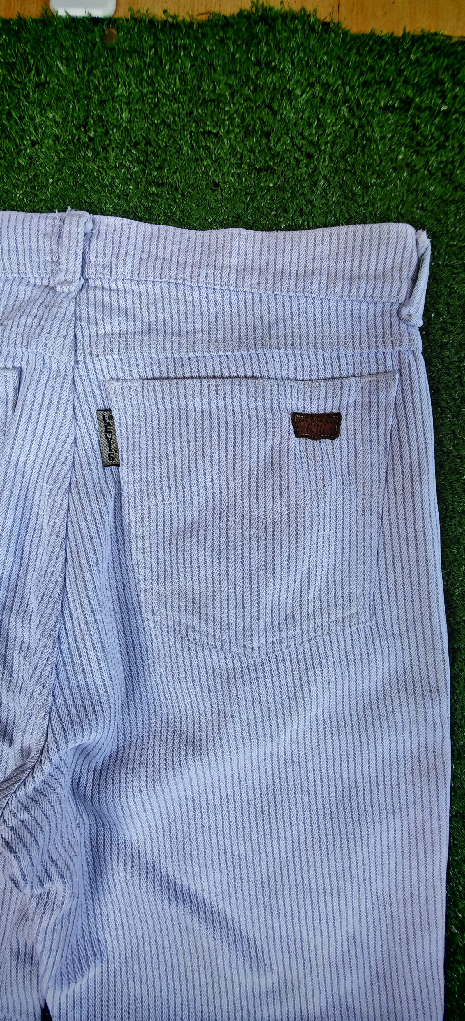 Levi's Vintage Clothing Vintage Levi's 636 Hickory stripe jeans Size US 30 / EU 46 - 8 Thumbnail