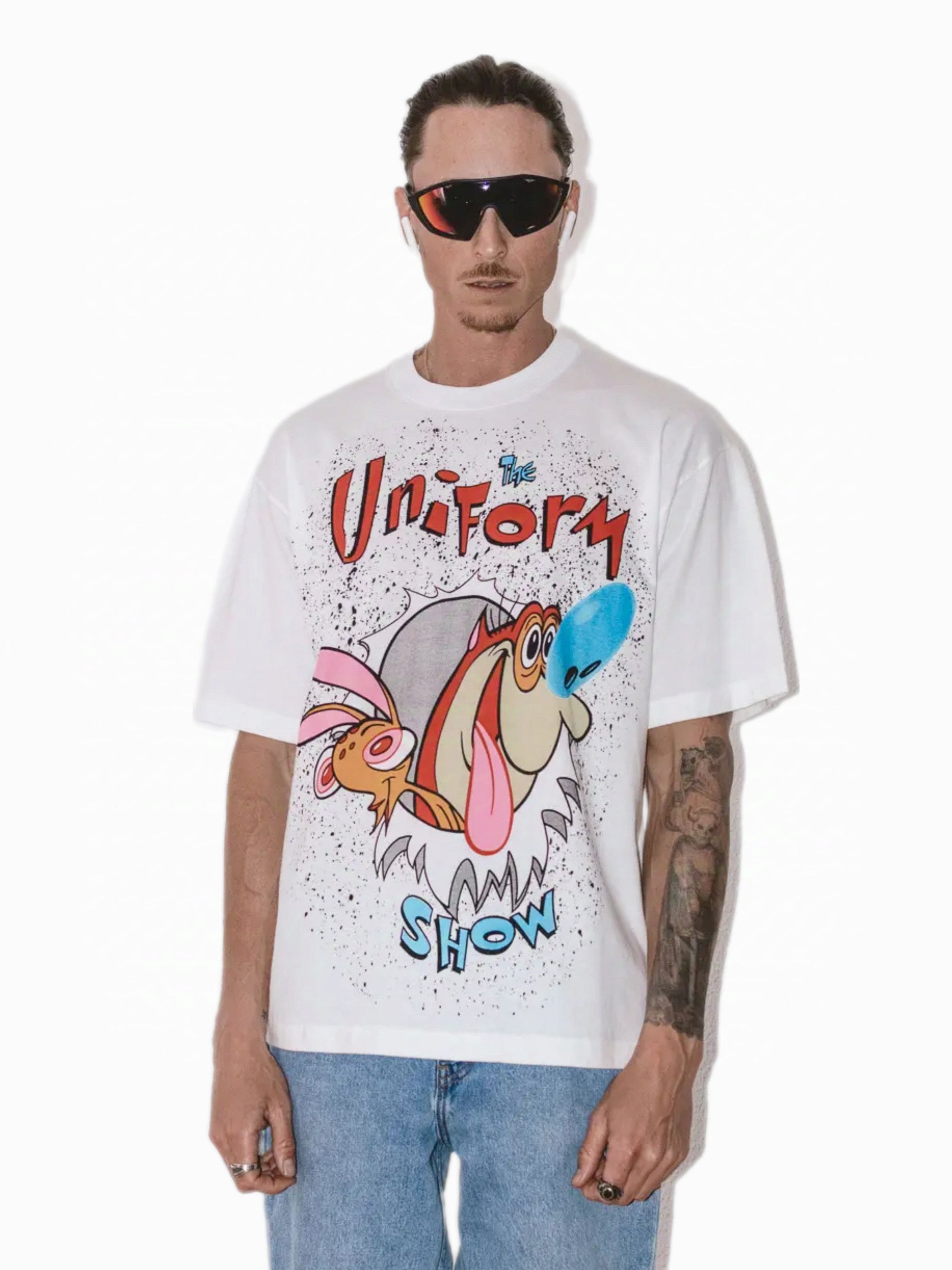 Rap Tees × Vintage Rare The Ren & Stimpy Show 90s Graphic Deadstock Tee Size US XL / EU 56 / 4 - 1 Thumbnail
