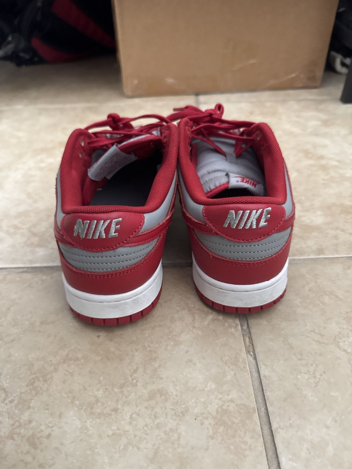 Nike UNLV red dunk lows Size US 11 / EU 44 - 5 Thumbnail
