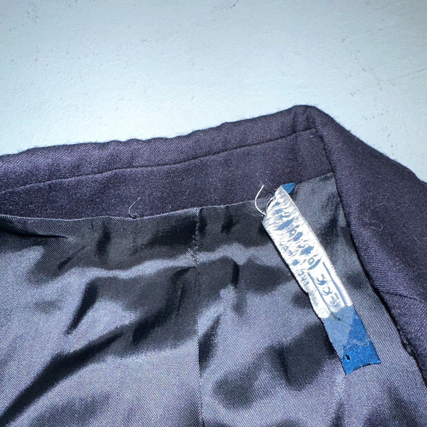 Polo Ralph Lauren VINTAGE Polo Ralph Lauren Women's Blazer Jacket 16 Wool Navy Blue 80s Designer Preppy Made in Italy Size XXL / US 16-18 / IT 52-54 - 4 Thumbnail