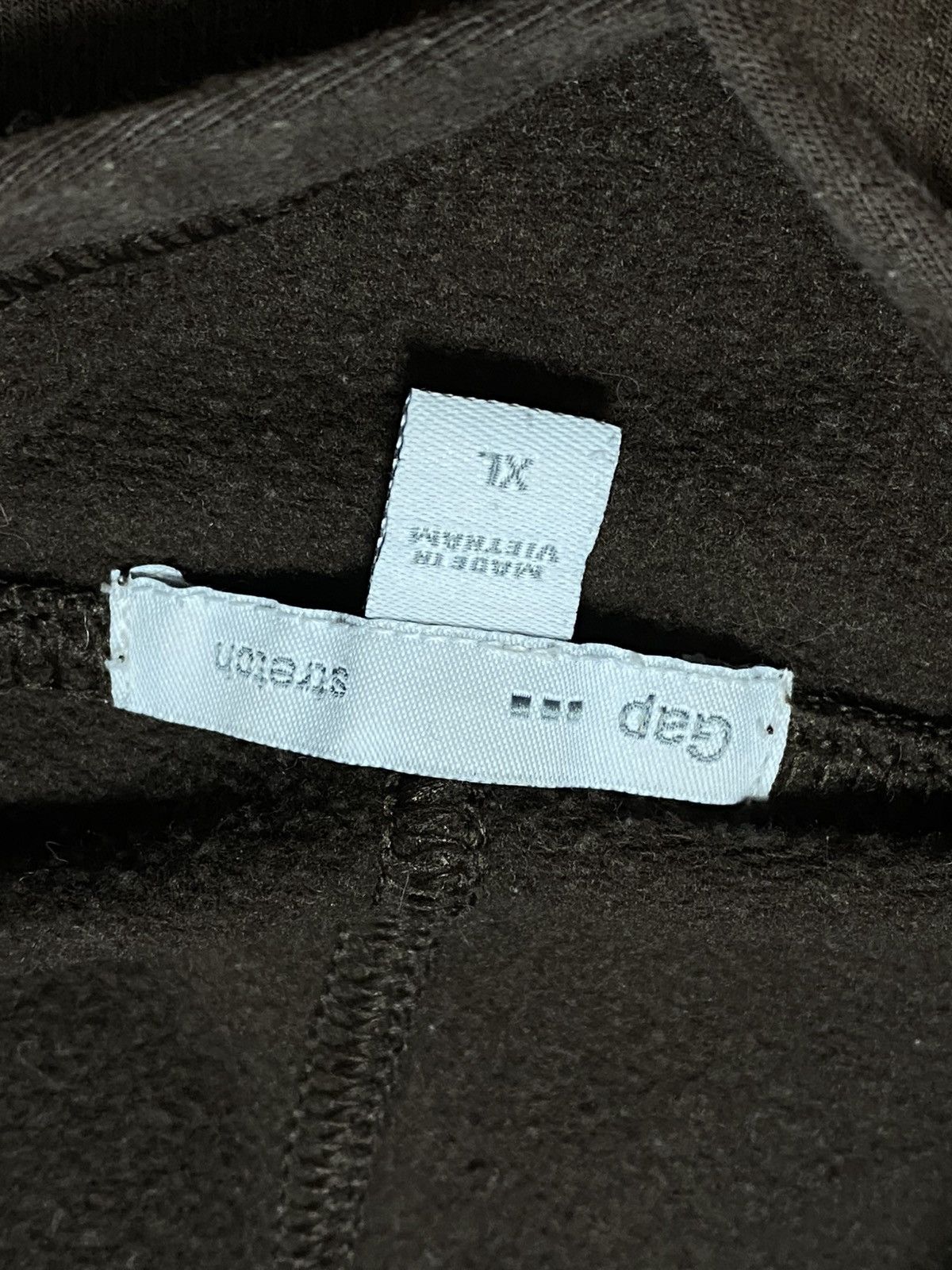 Gap Gap BROWN Pink Logo Vintage Hoodie Size US XS / EU 42 / 0 - 3 Thumbnail
