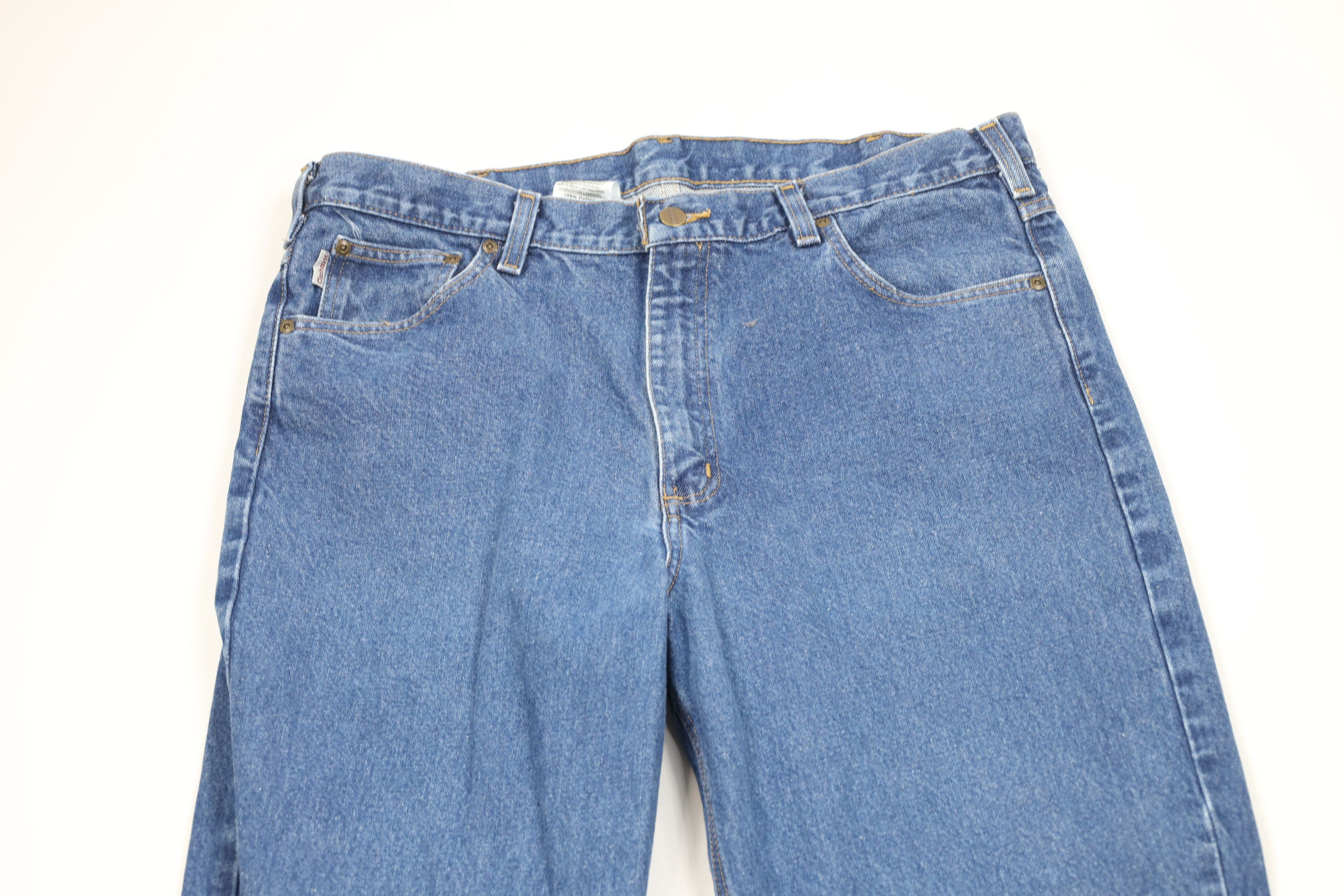 Carhartt Vintage Y2K Carhartt Traditional Wide Leg Denim Jeans Blue Size US 38 / EU 54 - 2 Thumbnail