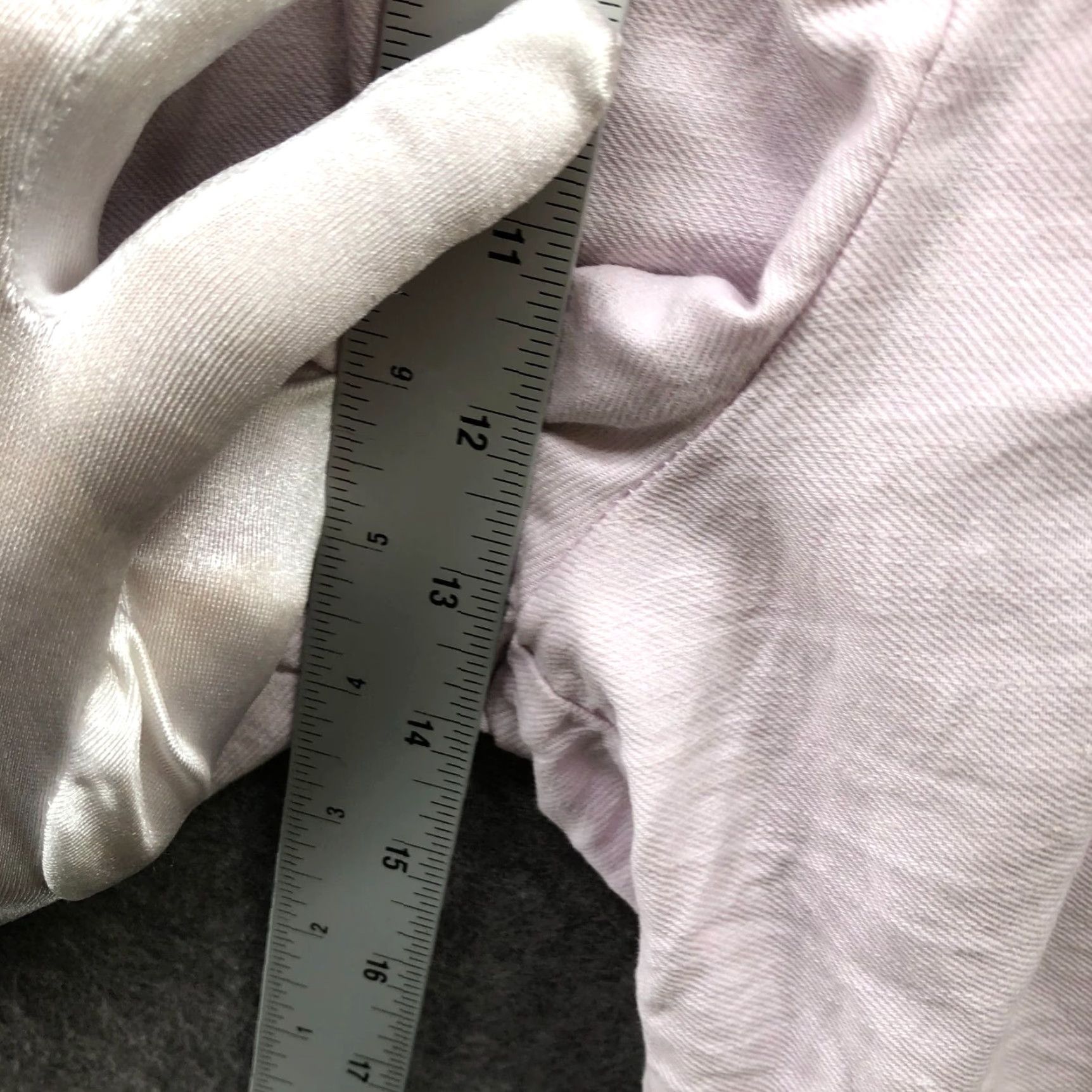 Topshop TOPSHOP Linen Blend Culotte Shorts Womens 8 Light Pink Pleated High Waist Casual Size 30" / US 8 / IT 44 - 6 Thumbnail