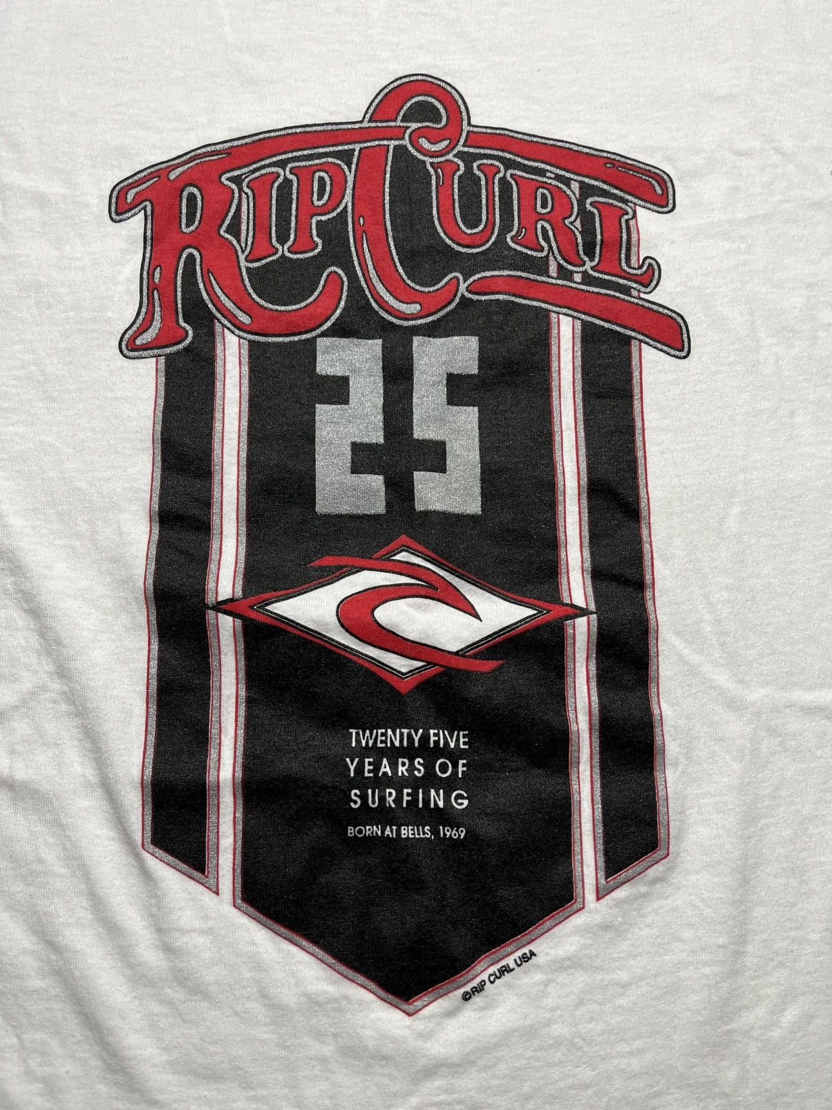 Rip Curl RarE vintage 90s Rip Curl 25th of Surfing 🏄 single stitch Size US XL / EU 56 / 4 - 4 Thumbnail