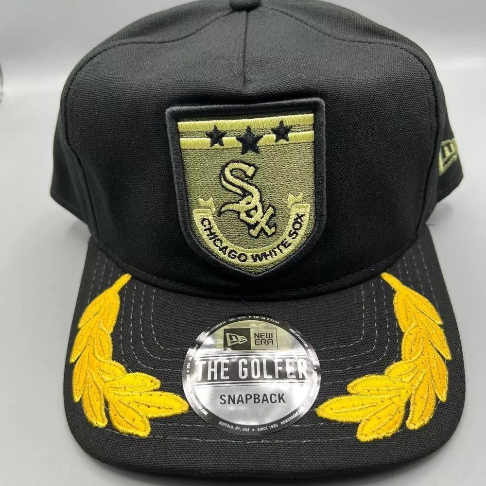 New Era Chicago White Sox Hat Men Military Patch The Golfer SnapBack Size ONE SIZE - 1 Thumbnail
