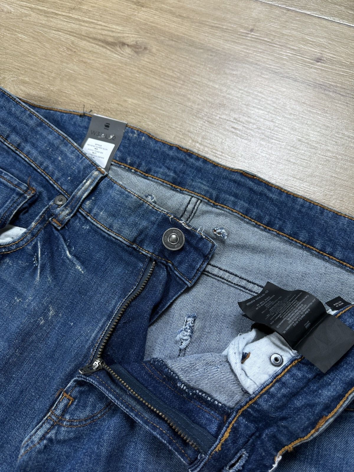 G-Star NEW🏷️ G-Star Raw Revend Super Slim Denim Jeans Size US 33 - 5 Thumbnail