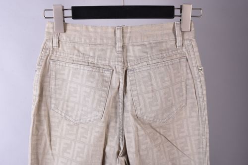 Fendi LADIES FENDI ROMA VINTAGE MONOGRAM TROUSERS Size 28" / US 6 / IT 42 - 5 Thumbnail