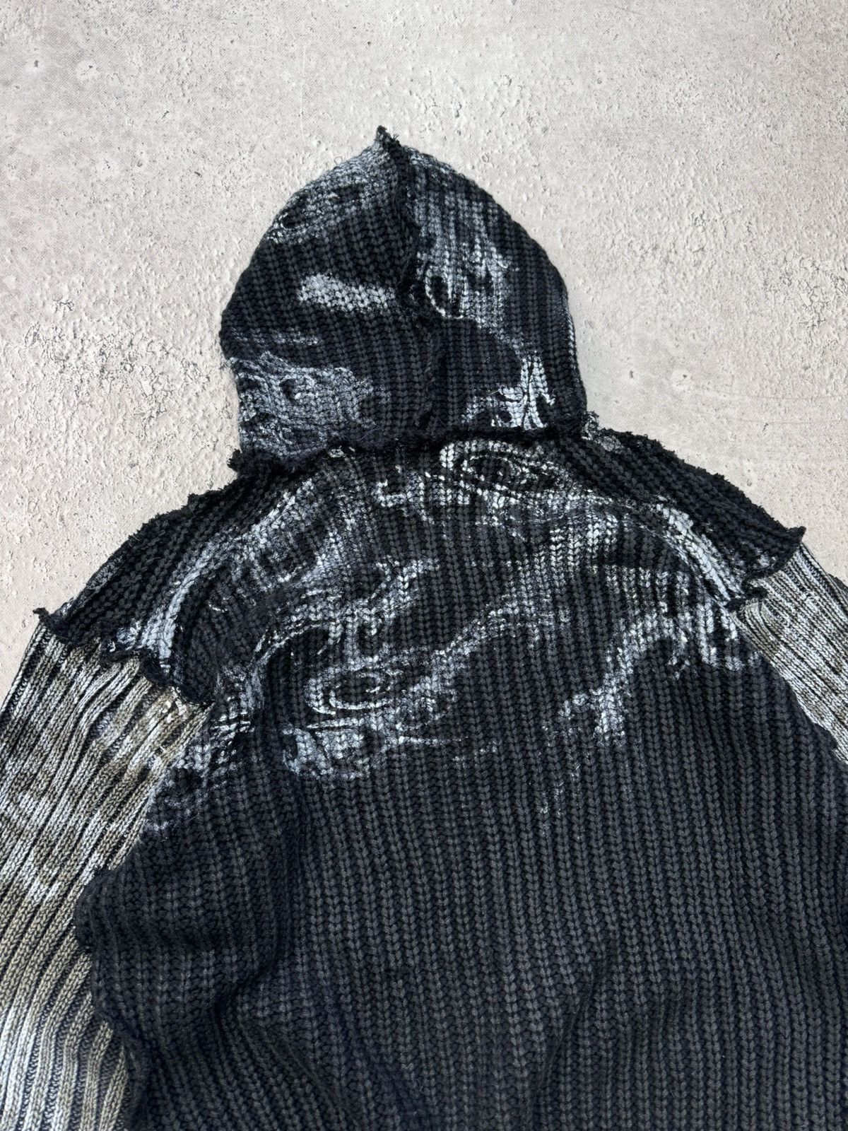 If Six Was Nine × Japanese Brand × Le Grande Bleu (L.G.B.) Vintage Avant Garde If Six Was Nine Style Fur Faux Hoodie Size US M / EU 48-50 / 2 - 11 Thumbnail