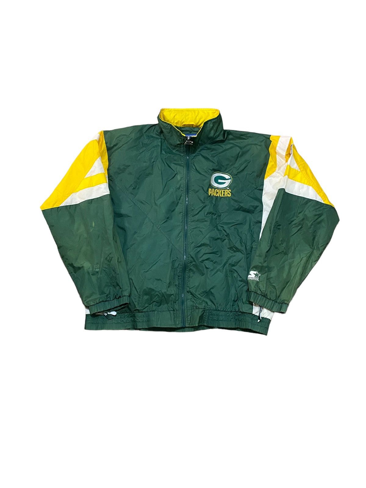NFL × Vintage Vintage Green Bay Packers Starter zip up hooded jacket Size US XL / EU 56 / 4 - 1 Thumbnail