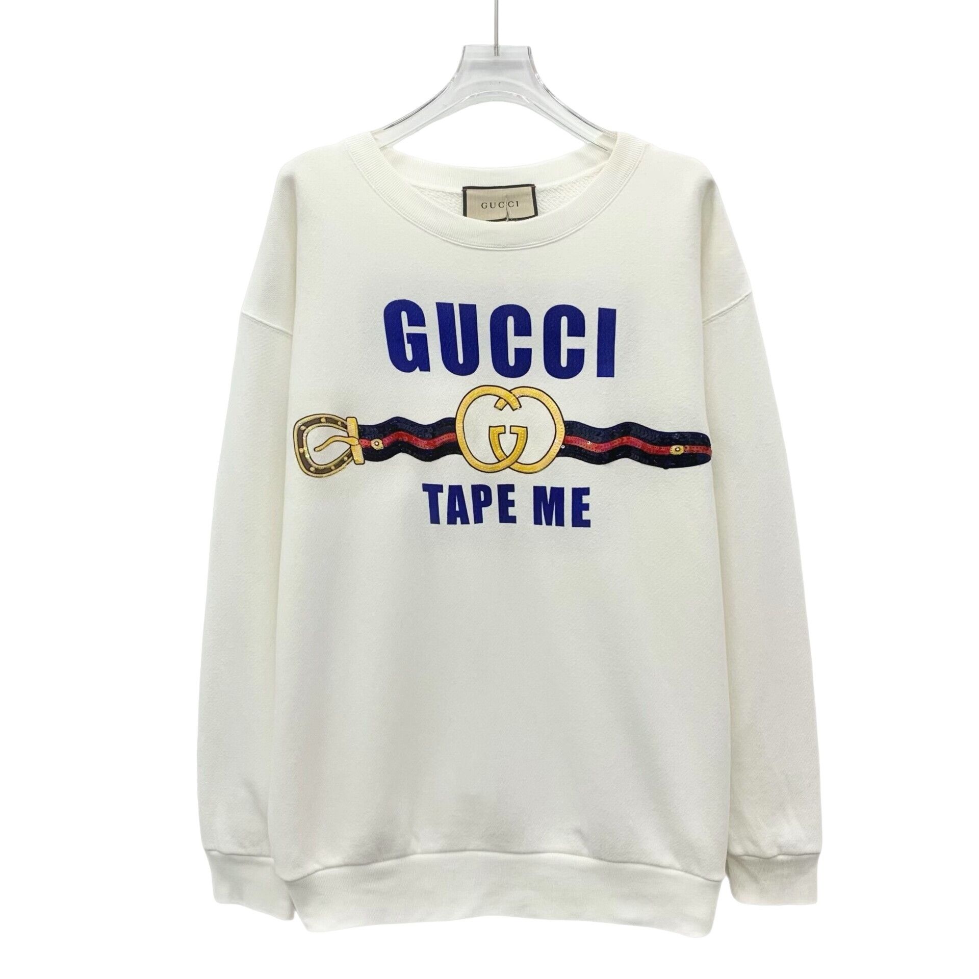 Gucci Gucci Tape Me Logo Sequin Sweatshirt S Size US S / EU 44-46 / 1 - 1 Thumbnail