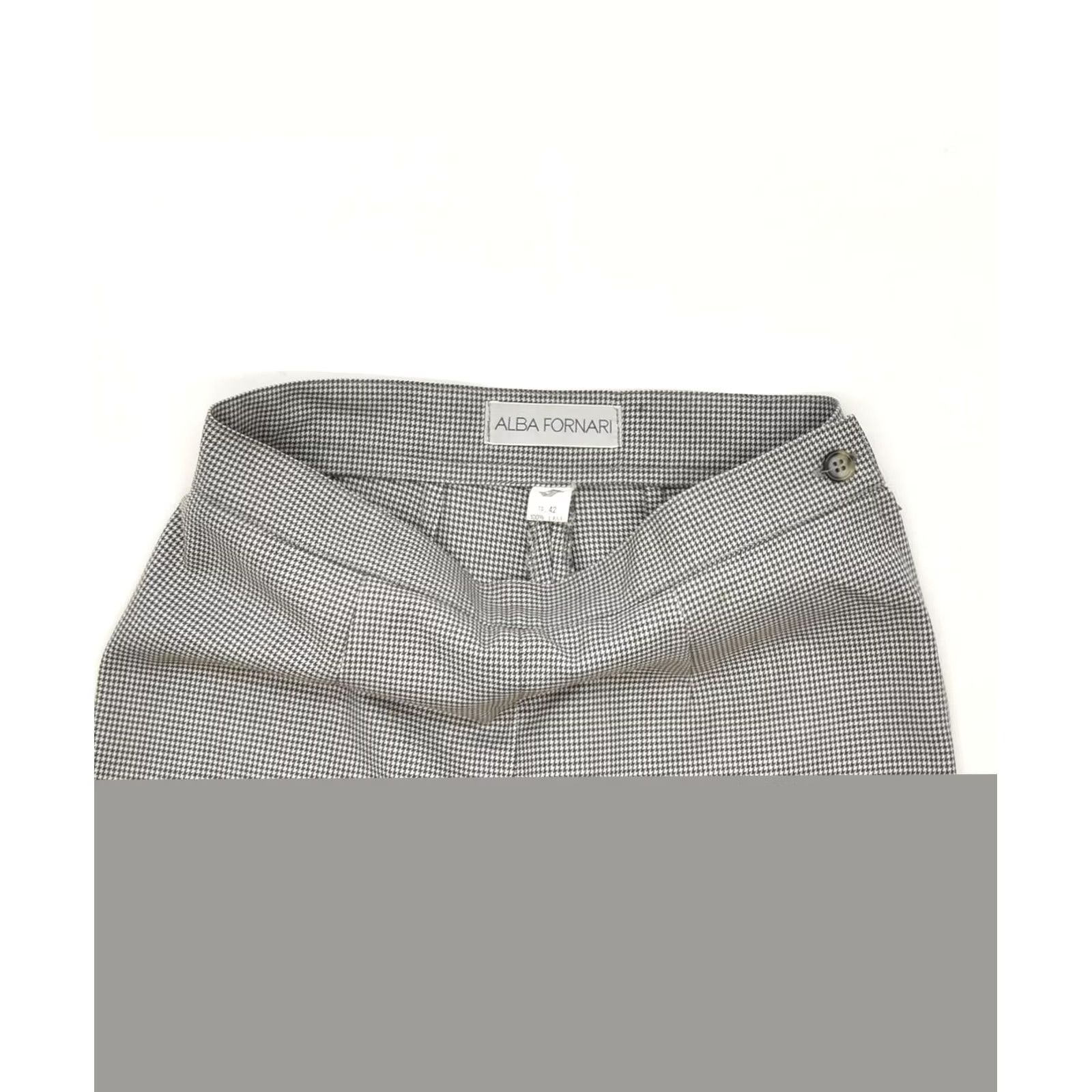 Albam VINTAGE ALBA FORNARI Womens Trousers Medium Grey W28 L27 IT 42 Size 32" / US 10 / IT 46 - 4 Thumbnail