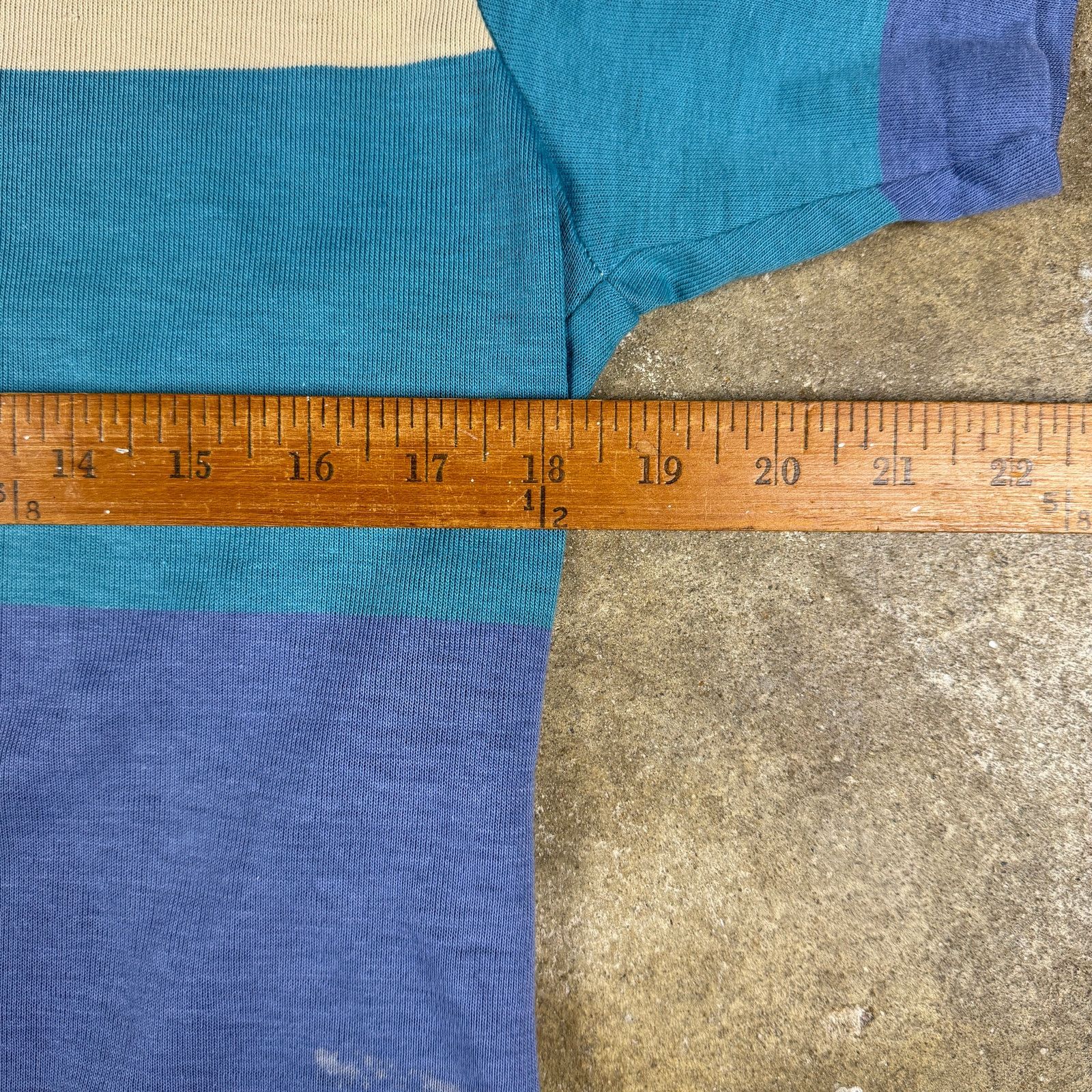 Other Vintage Coyote by Argo Striped T-Shirt USA Made Men’s Large Size US L / EU 52-54 / 3 - 7 Thumbnail
