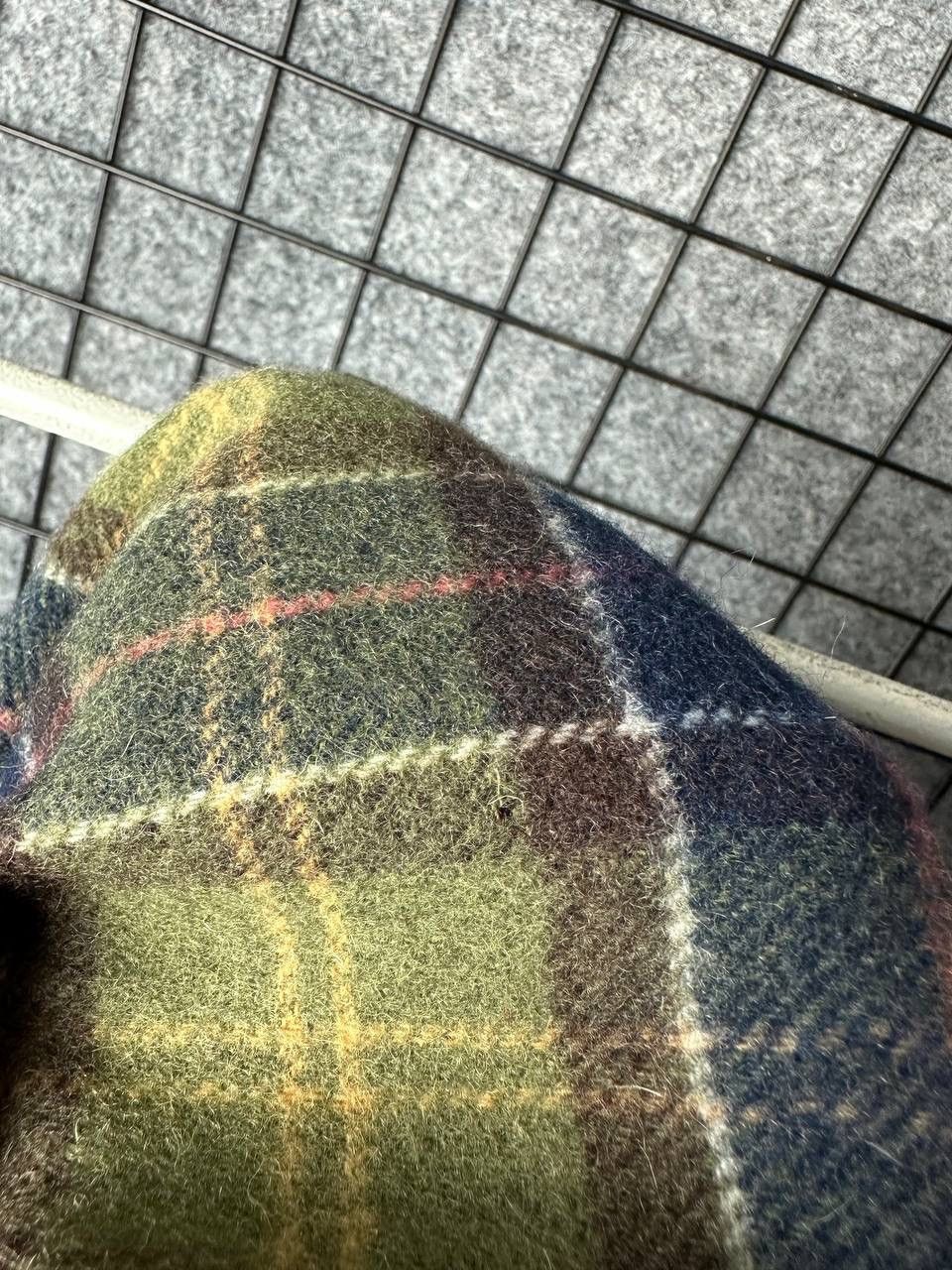 Barbour Barbour wool scarf tartan green one size Size ONE SIZE - 3 Thumbnail