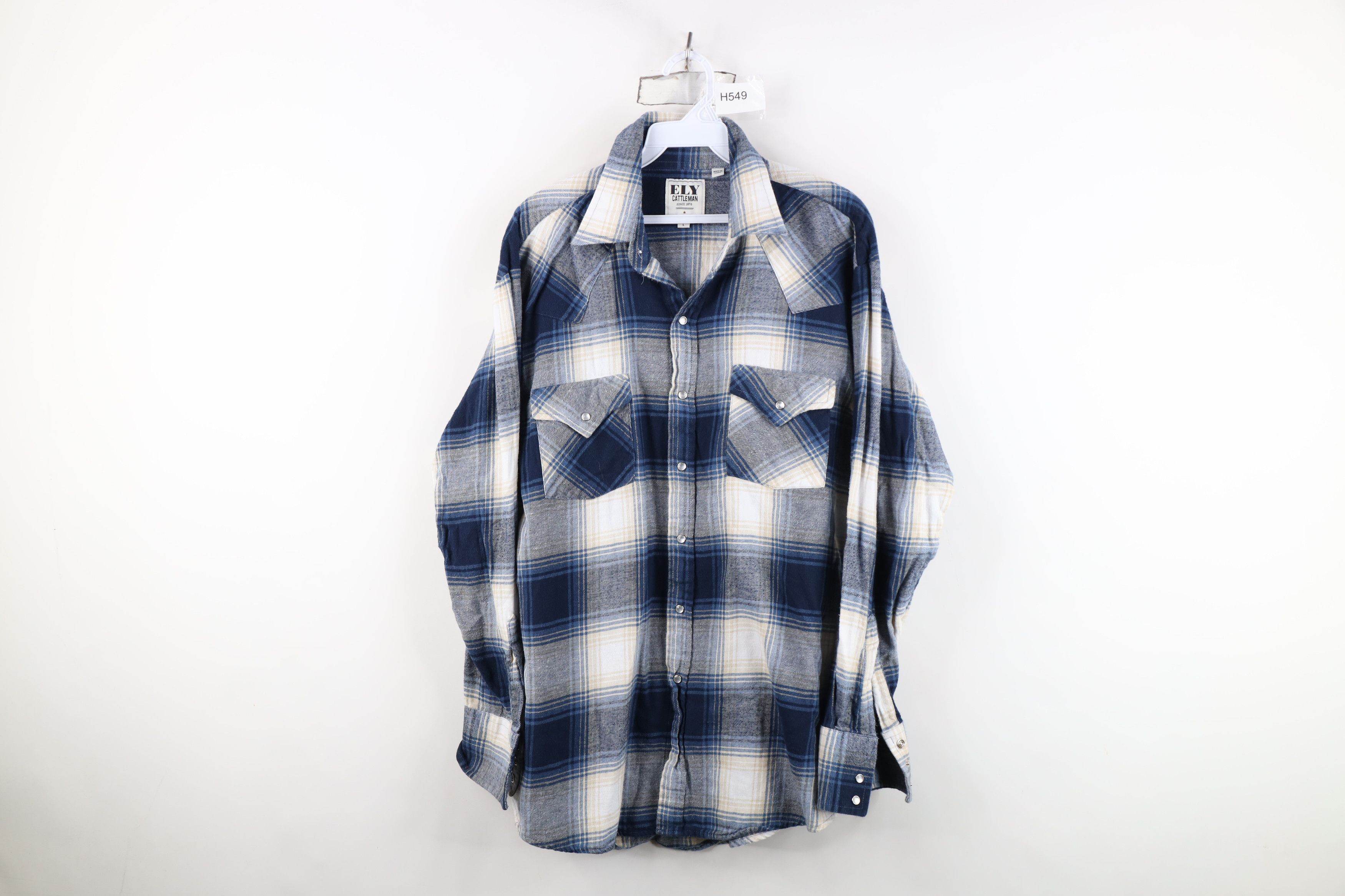 Vintage Vintage 90s Streetwear Rodeo Flannel Button Shirt Plaid Size US L / EU 52-54 / 3 - 1 Thumbnail