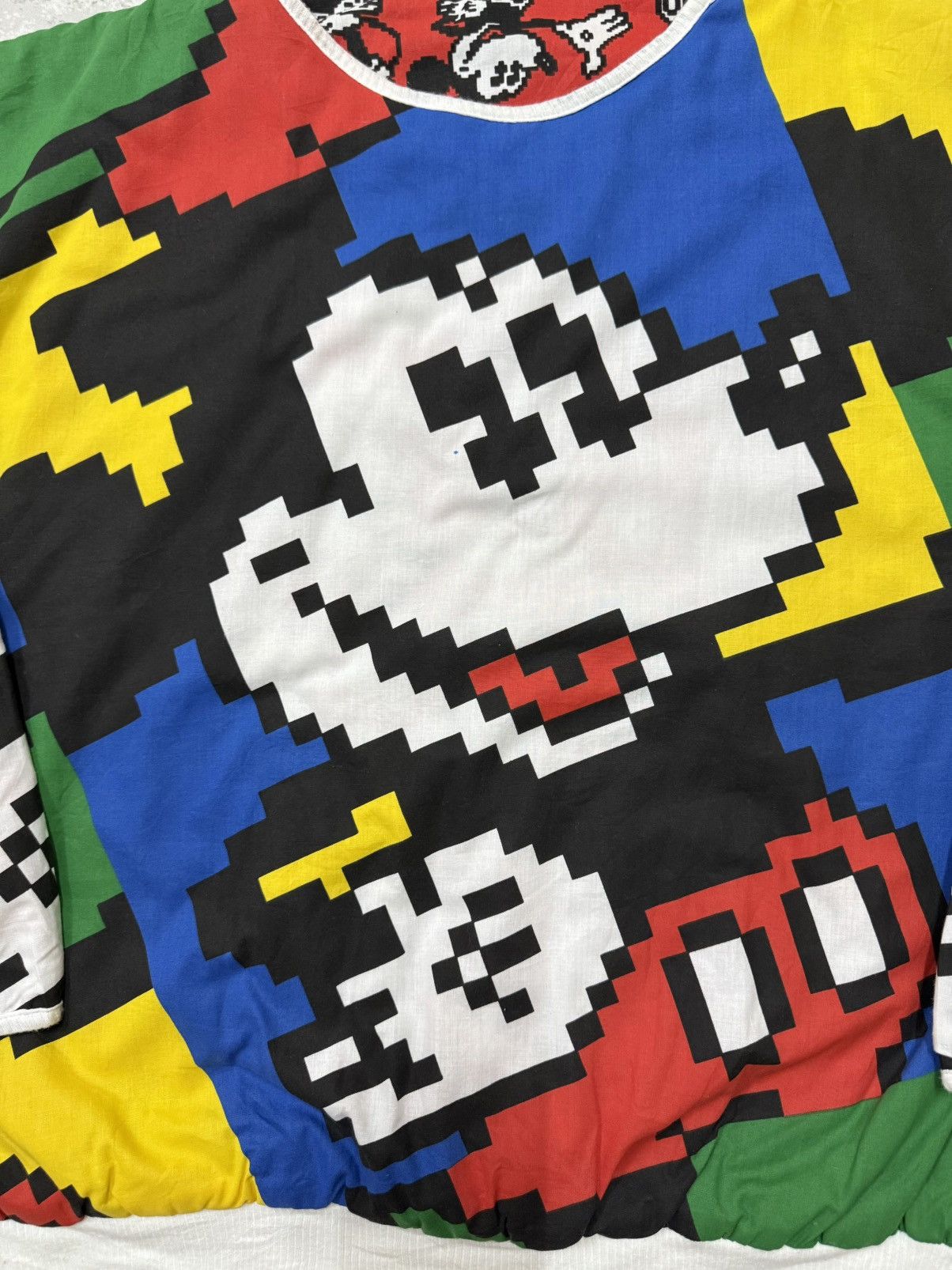 Mickey Mouse Vintage 90s Mickey Mouse Alloverprint Riversible Sweatshirt Size US XL / EU 56 / 4 - 6 Thumbnail