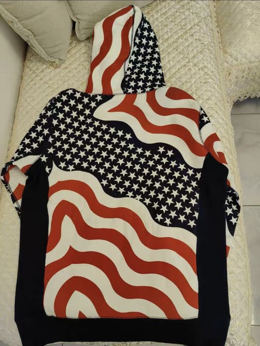 Supreme hoodie hot sale usa flag