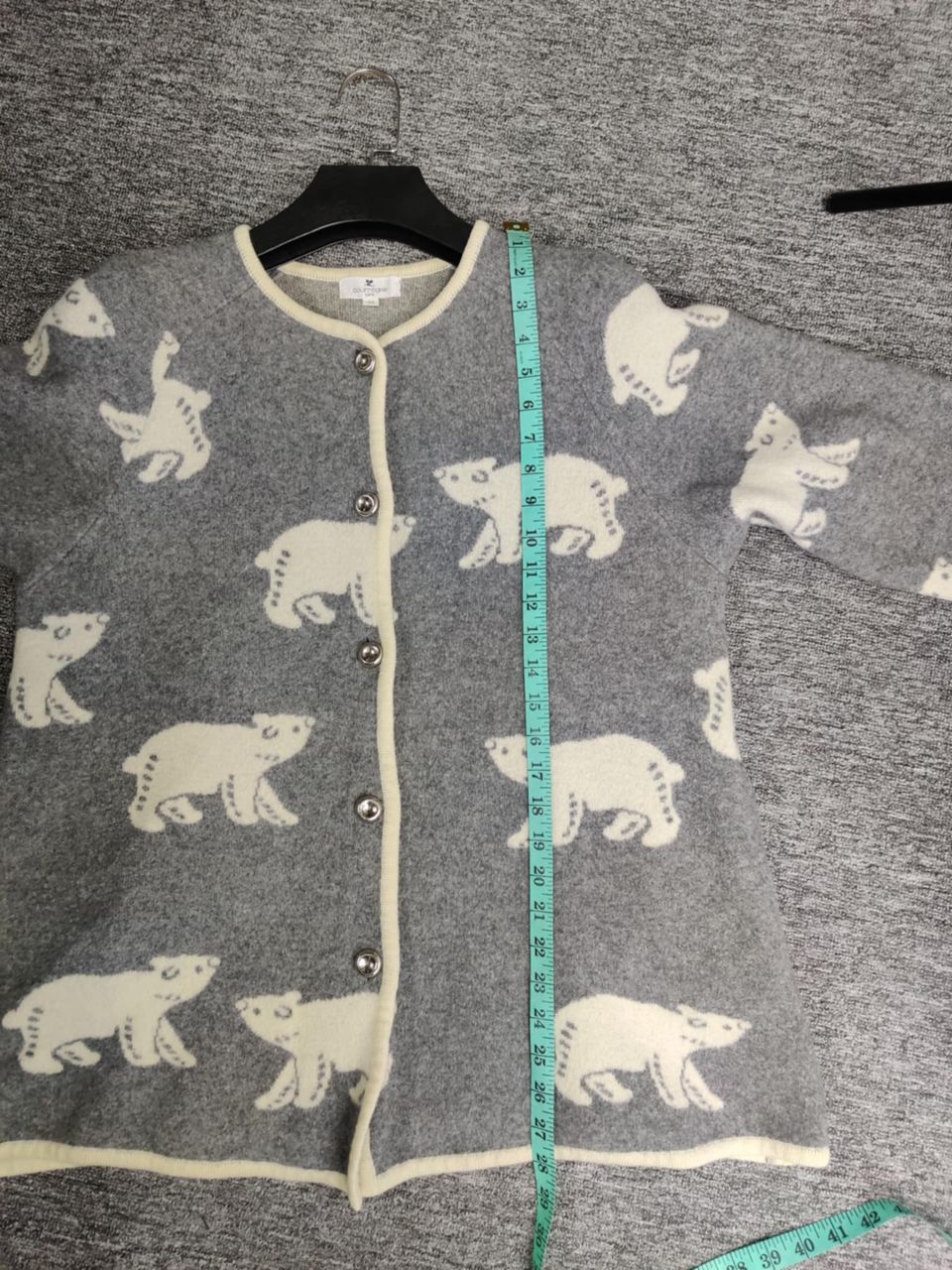 Courreges Courreges Paris Polar Bear Mohair Cardigan Button Ups Size US L / EU 52-54 / 3 - 14 Thumbnail