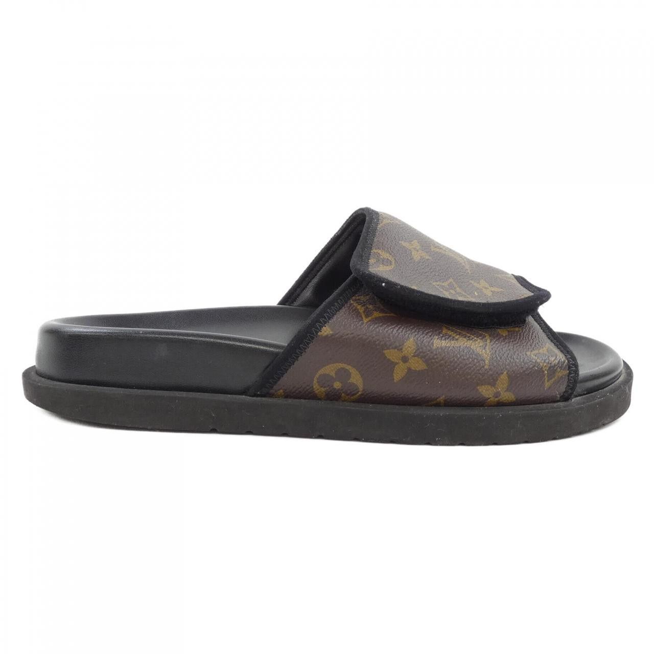 Louis Vuitton Louis Vuitton Louis Vuitton Miami Line Mules Sandals Leather Shoes DUTY FREE for USA Size ONE SIZE - 1 Thumbnail